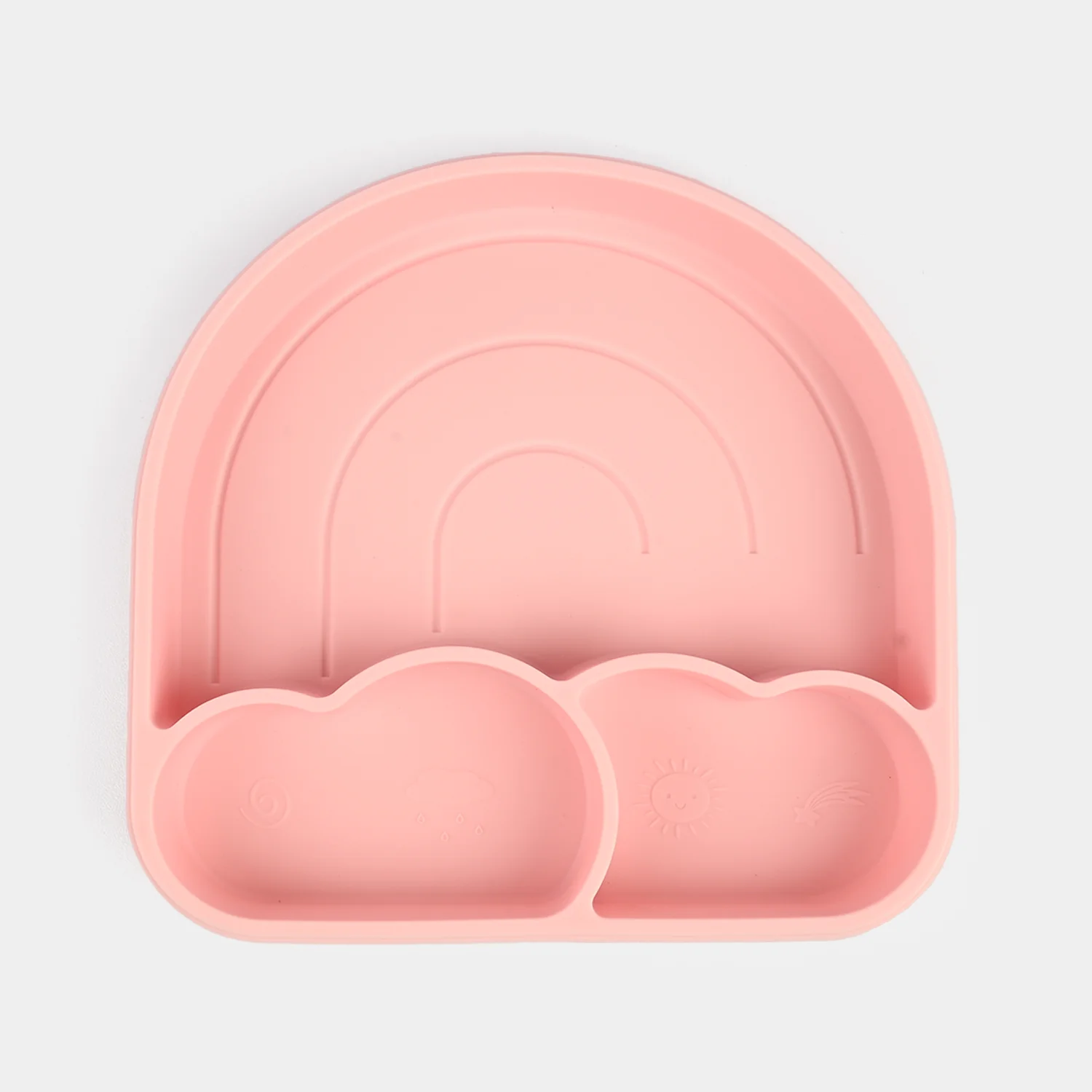 Baby Silicone Plate with Spoon & Fork - Image 2