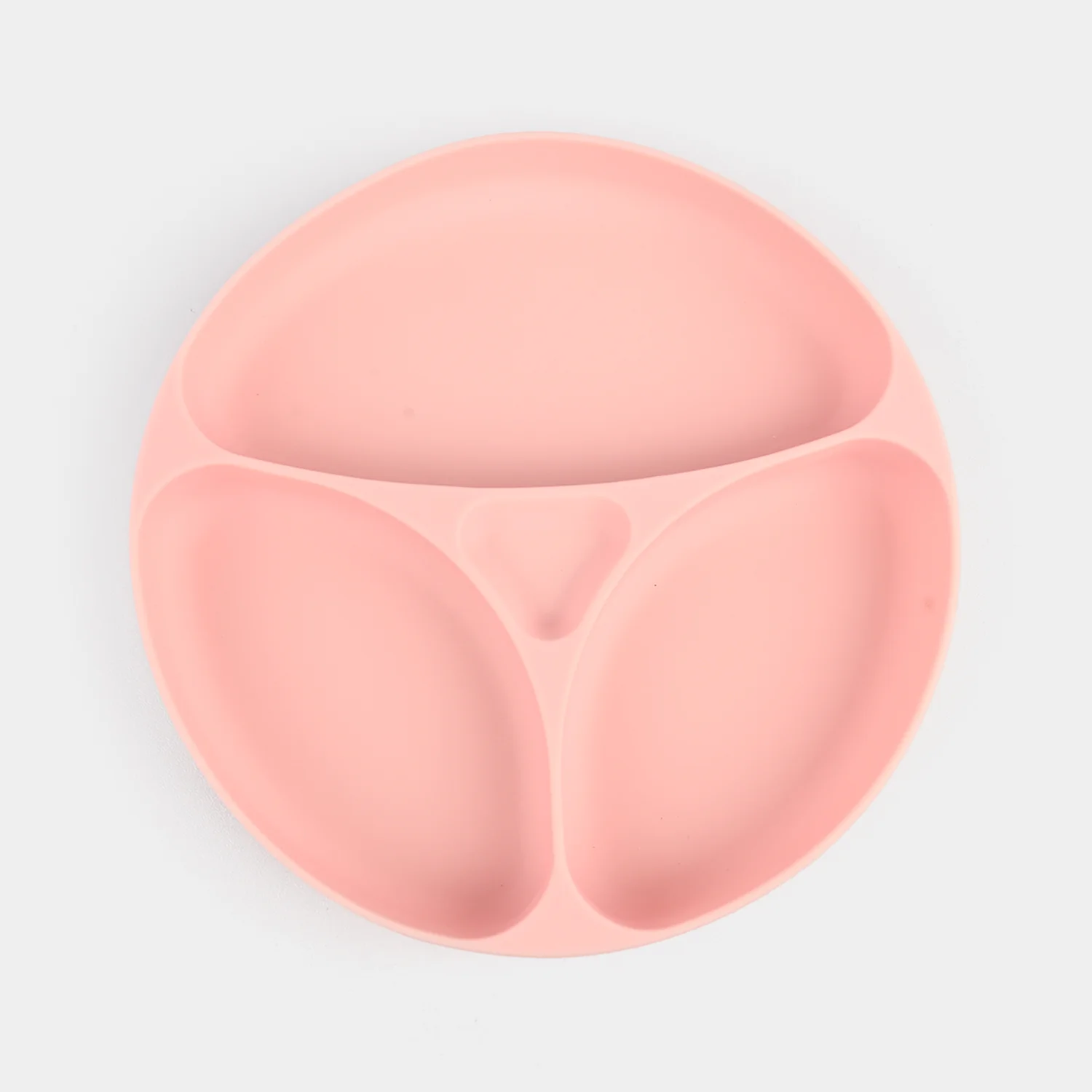 Baby Silicone Divided Plate with Spoon & Fork - Image 2