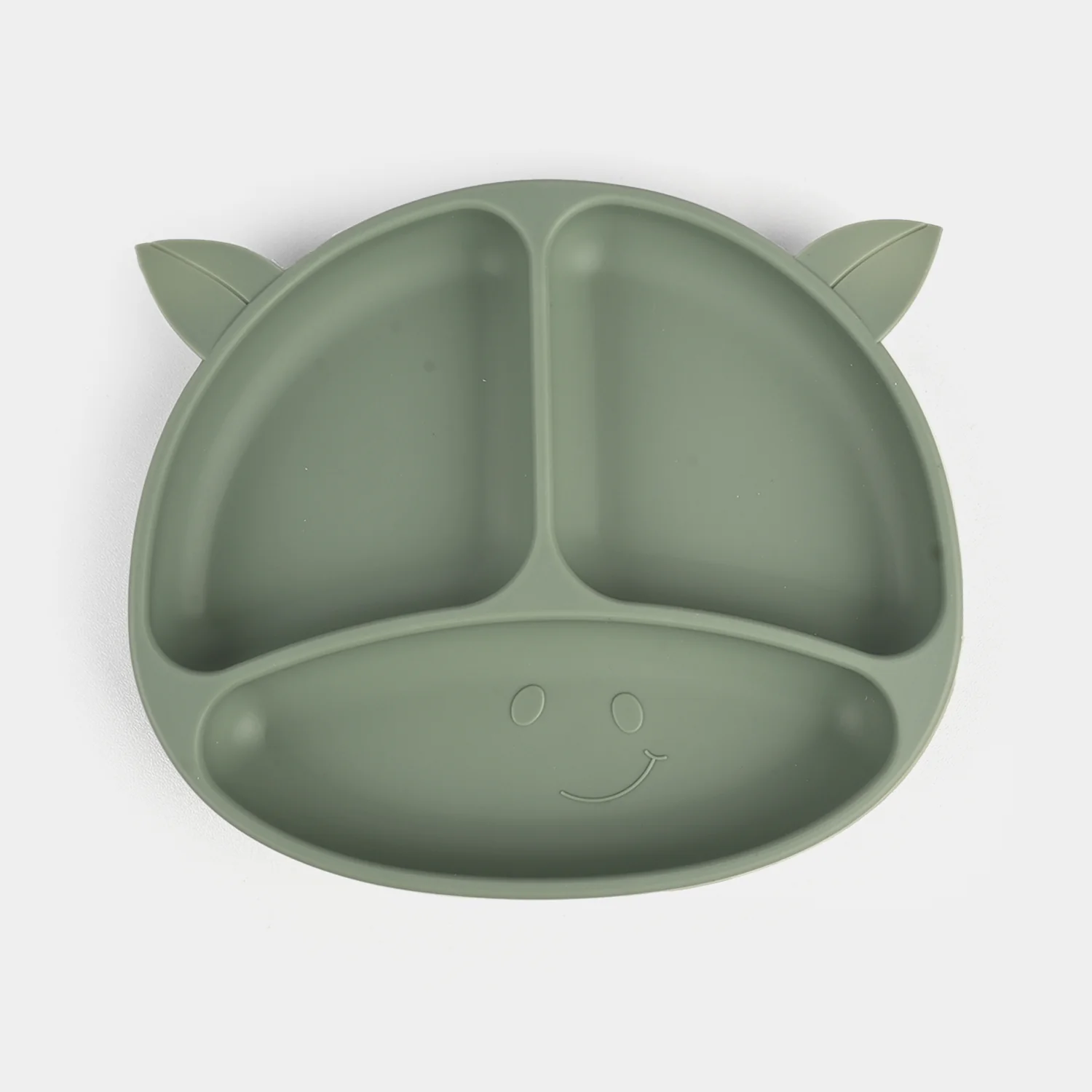 Baby Silicone Plate with Fork & Spoon Set - Image 2
