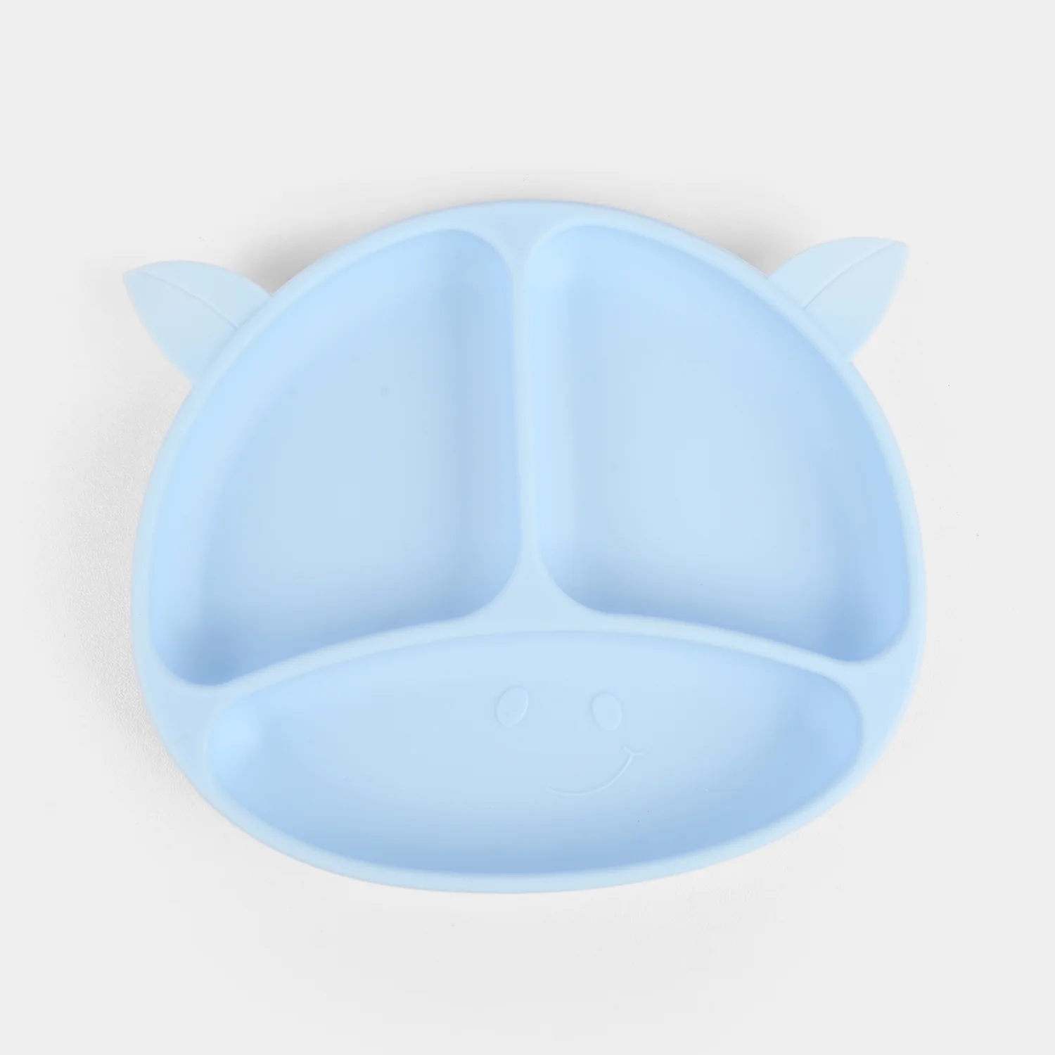 Baby Silicone Plate with Fork & Spoon Set - Image 2