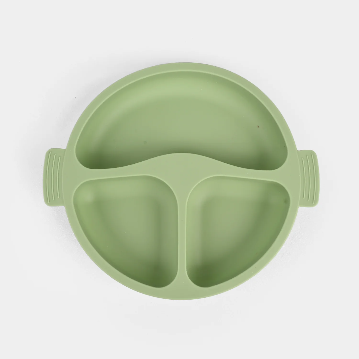 Baby Silicone Plate with Fork & Spoon Set - Image 2