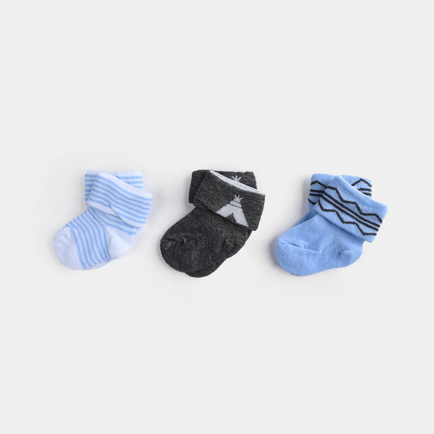 BABY SOCKS PACK OF 3 6-12 |M 16