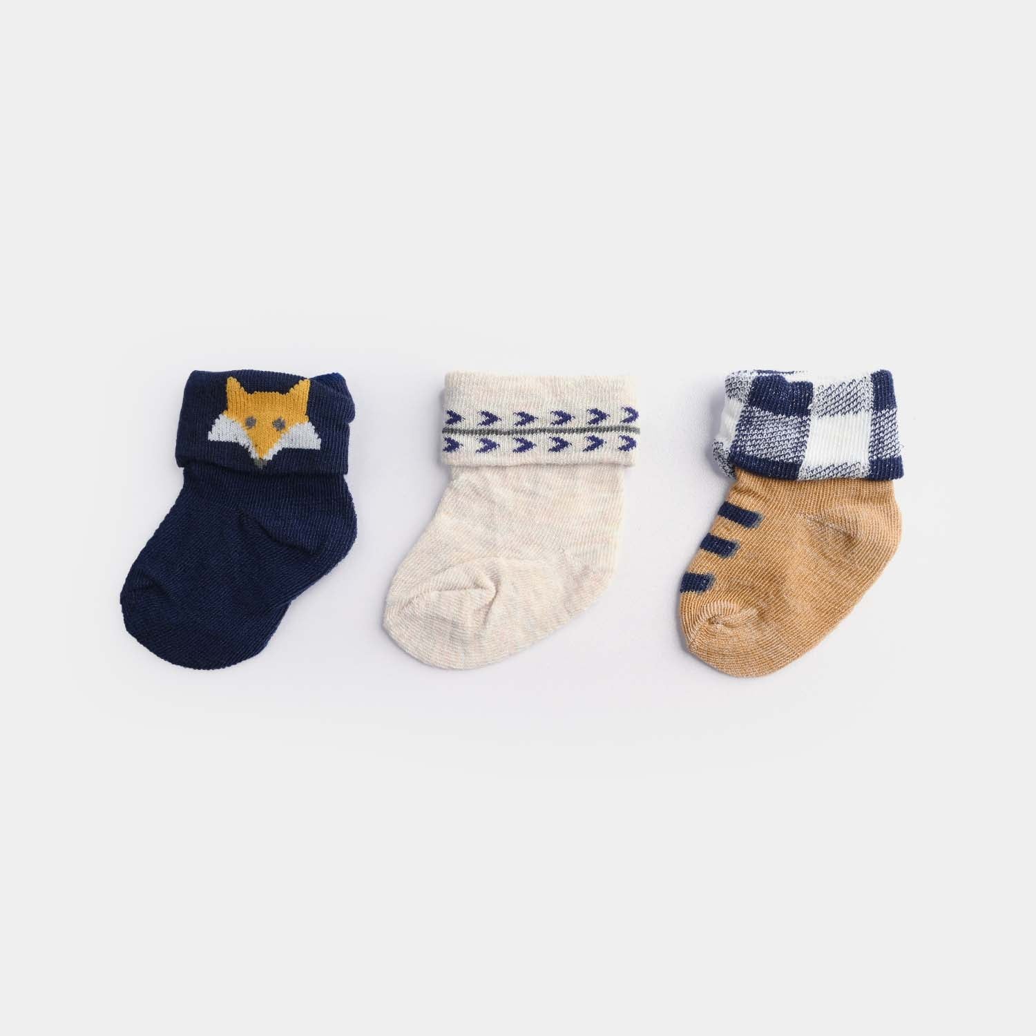 BABY SOCKS PACK OF 3 6-12 |M 20