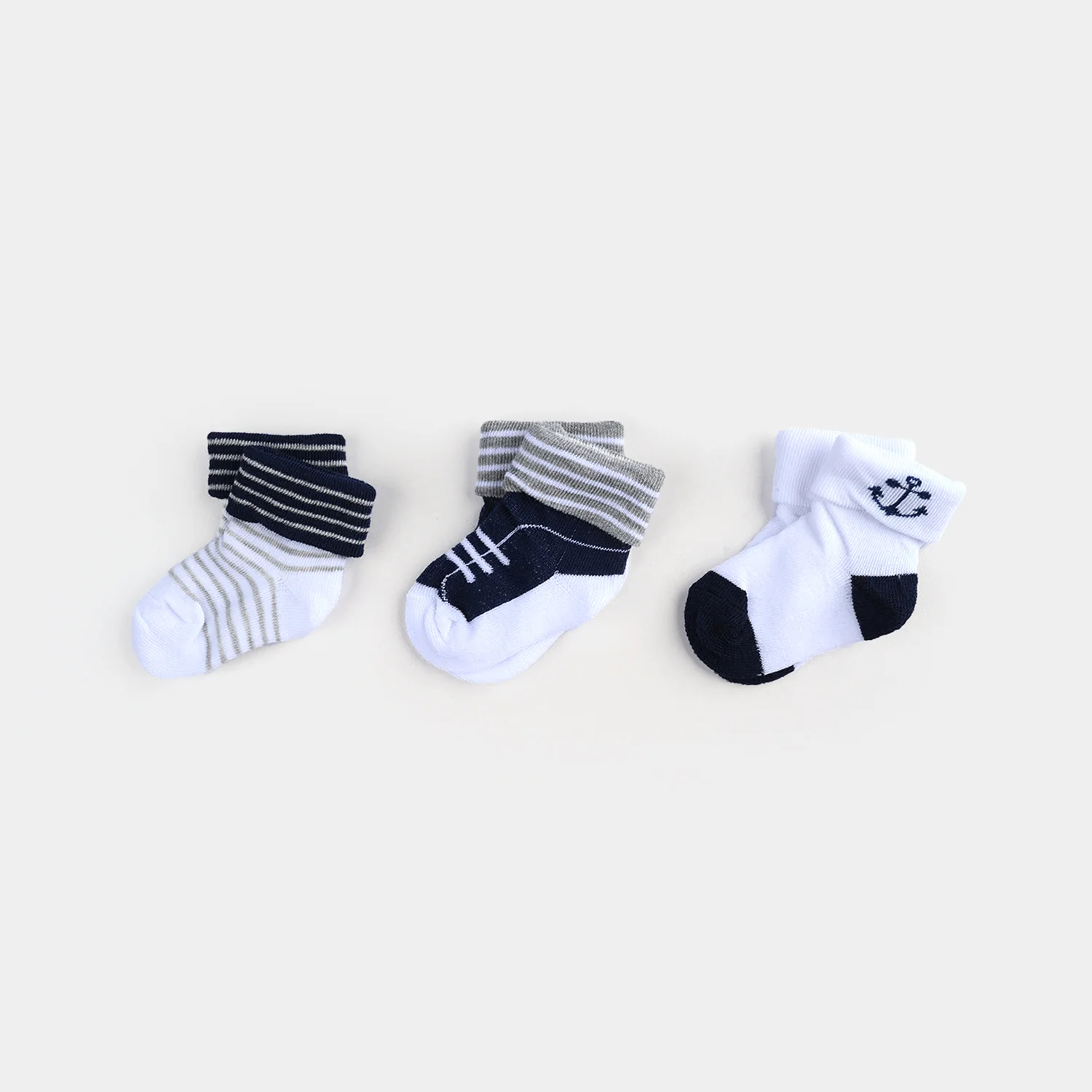 BABY SOCKS PACK OF 3 6-12 |M 51