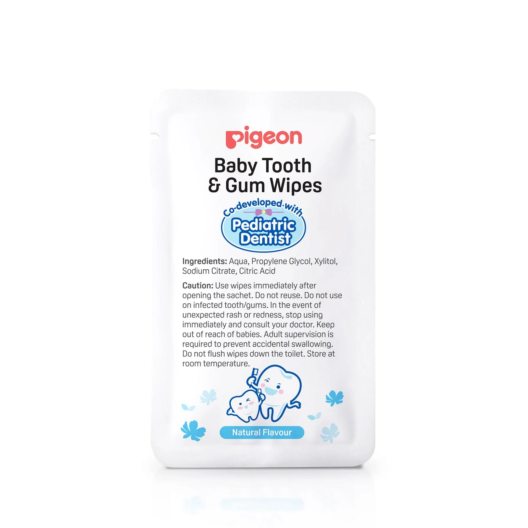 BABY TOOTH & GUM WIPES NATURAL 20S - Image 3