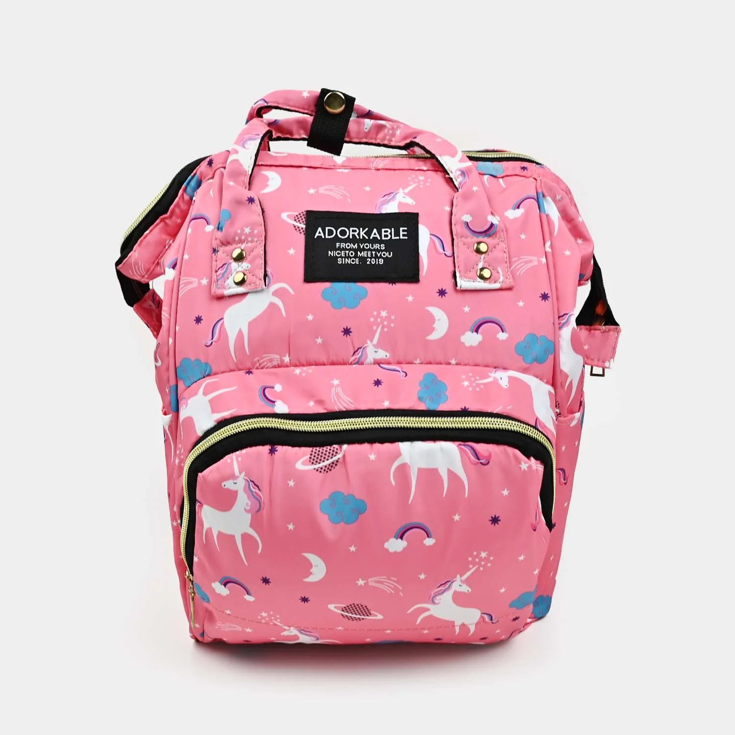 BABY CARE MOTHER BAG PACK | D.PINK - 1300 - Image 3