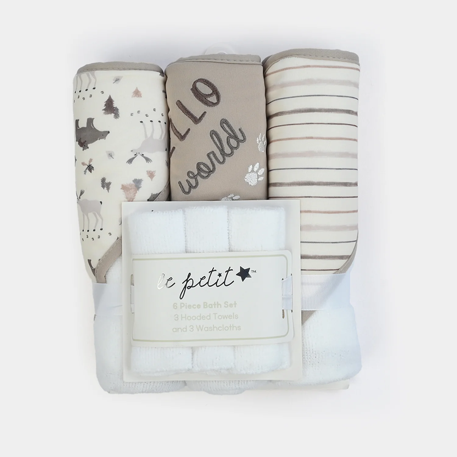 6-Piece Baby Bath & Face Towel Set - Image 4