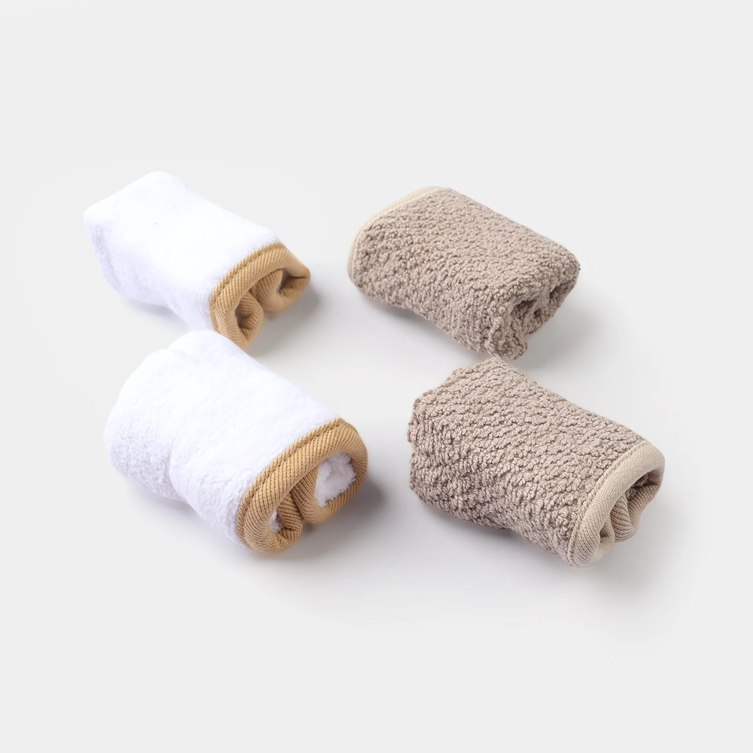 BABY HOODED BATH TOWEL SET | 975-BROWN BEAR - Image 2