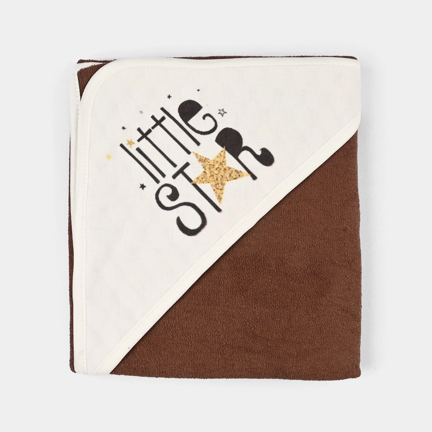 Bath Towel Brown Little Star