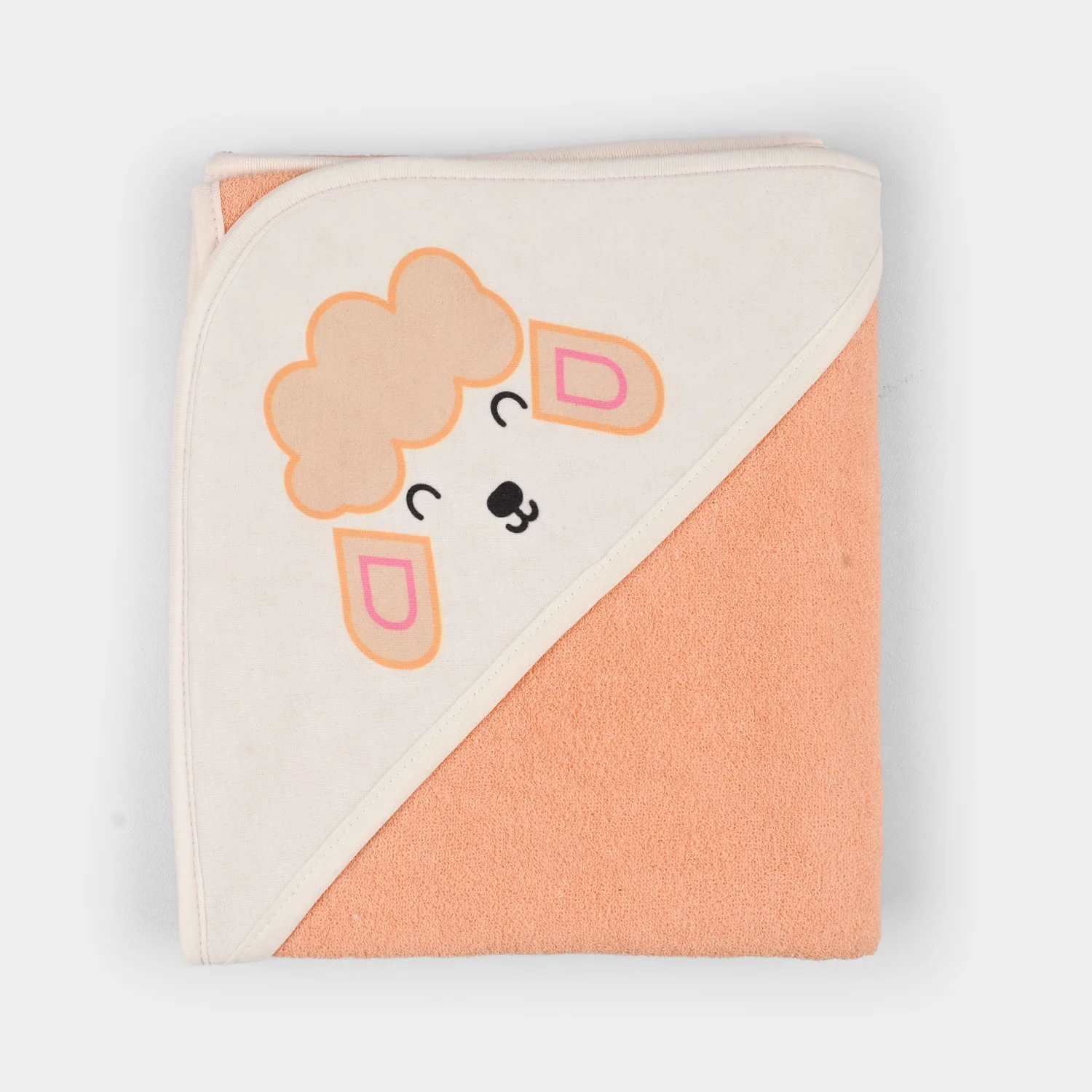 Bath Towel Orange Sheep - Image 3