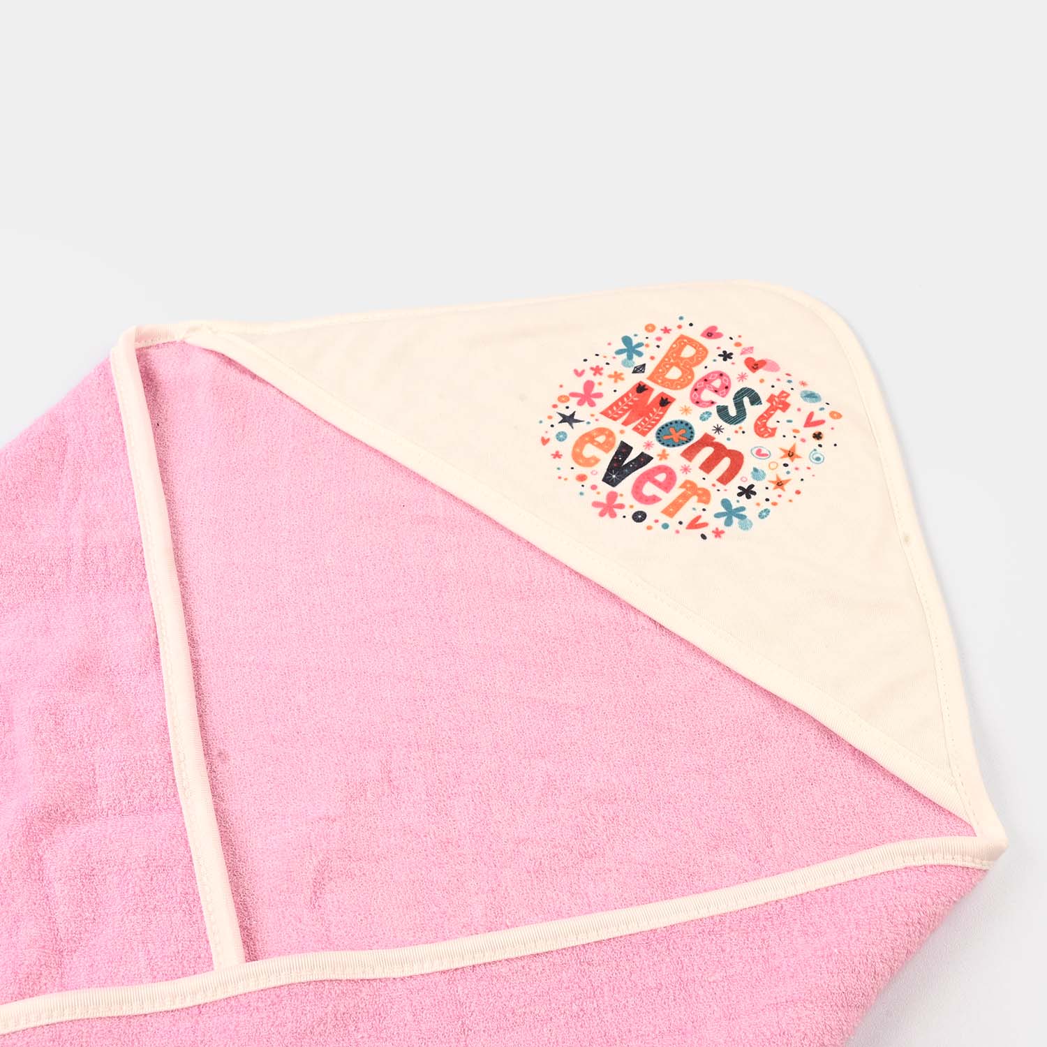Bath Towel Pink Best Mom Ever - Image 2