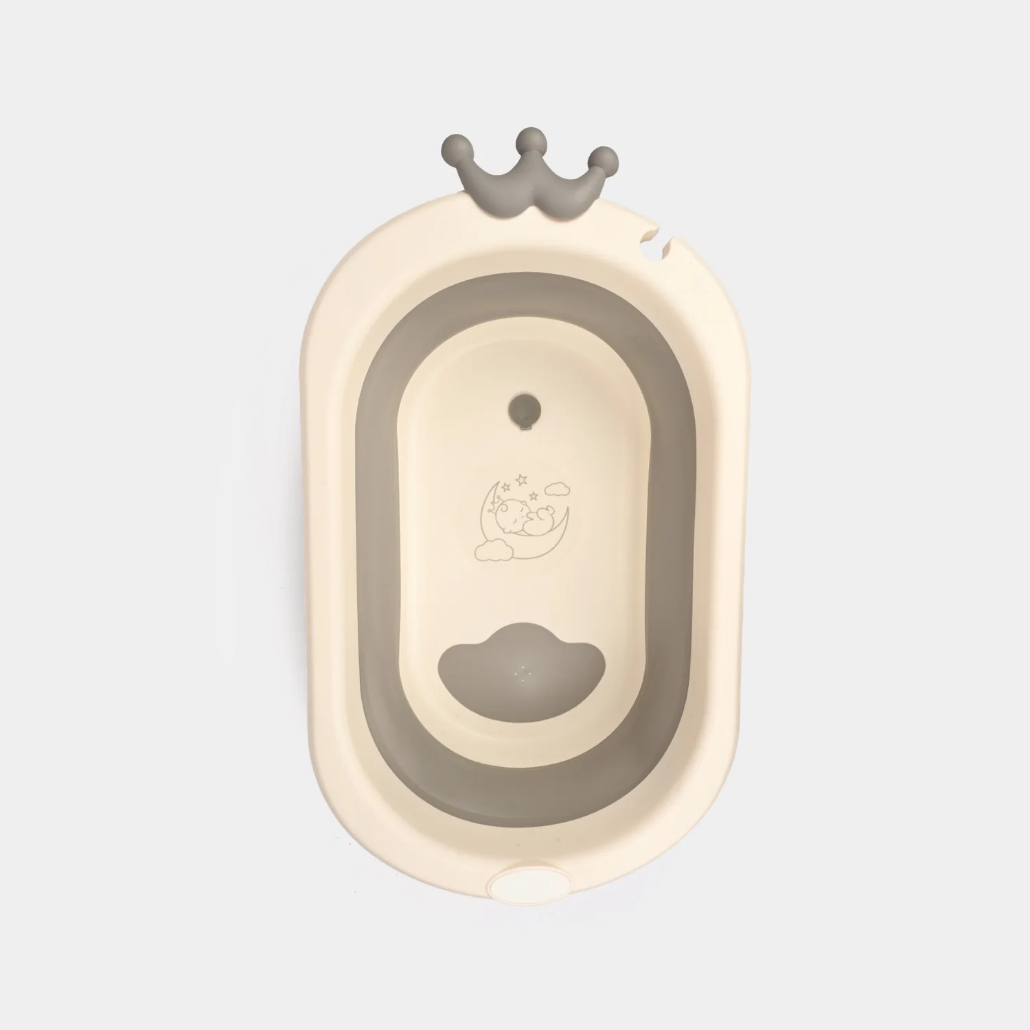 Foldable Baby Bath Tub 2024-1 Grey - Image 7