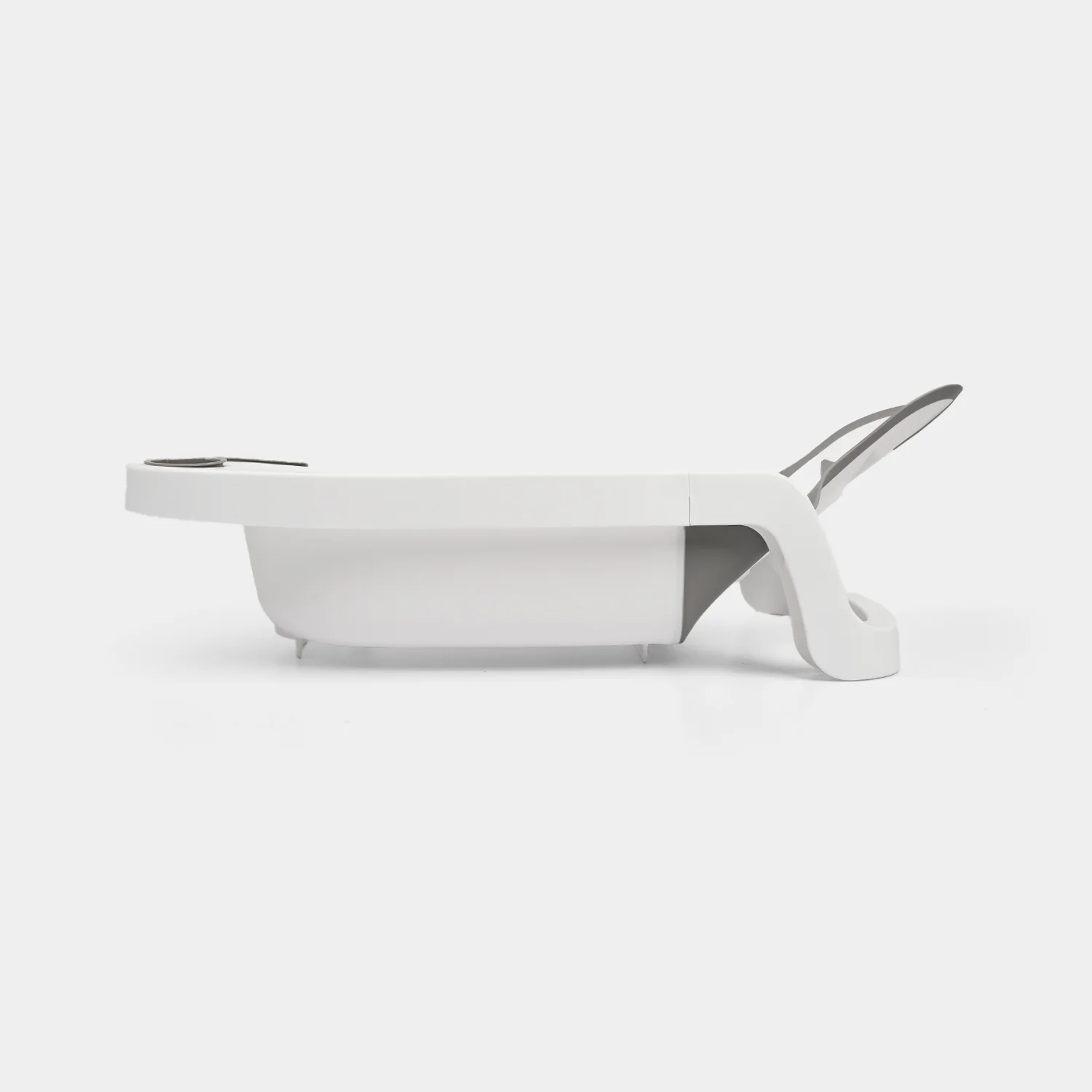 Baby Bath Tub with Adjustable Backrest 8019 Grey - Image 4