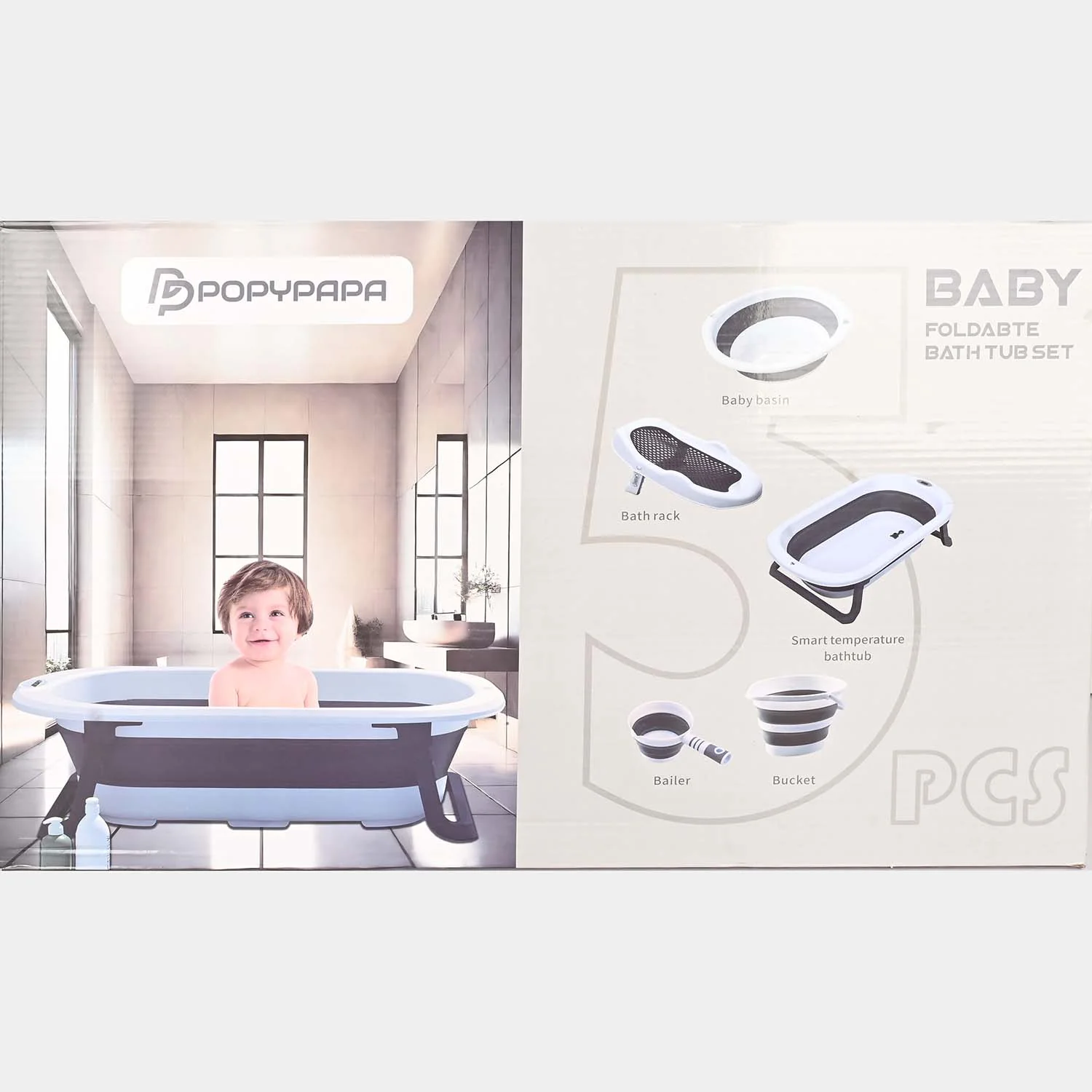 Baby Foldable Bath Tub Set - Image 3