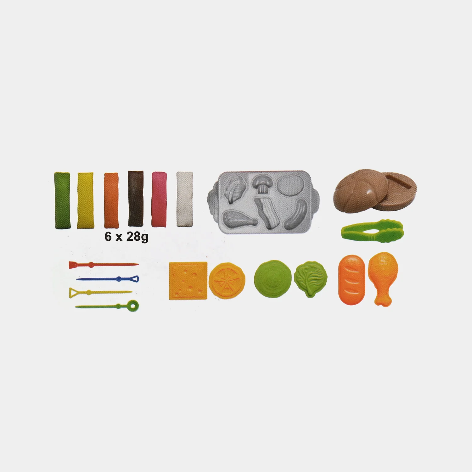BBQ Colored Clay Set - Image 2