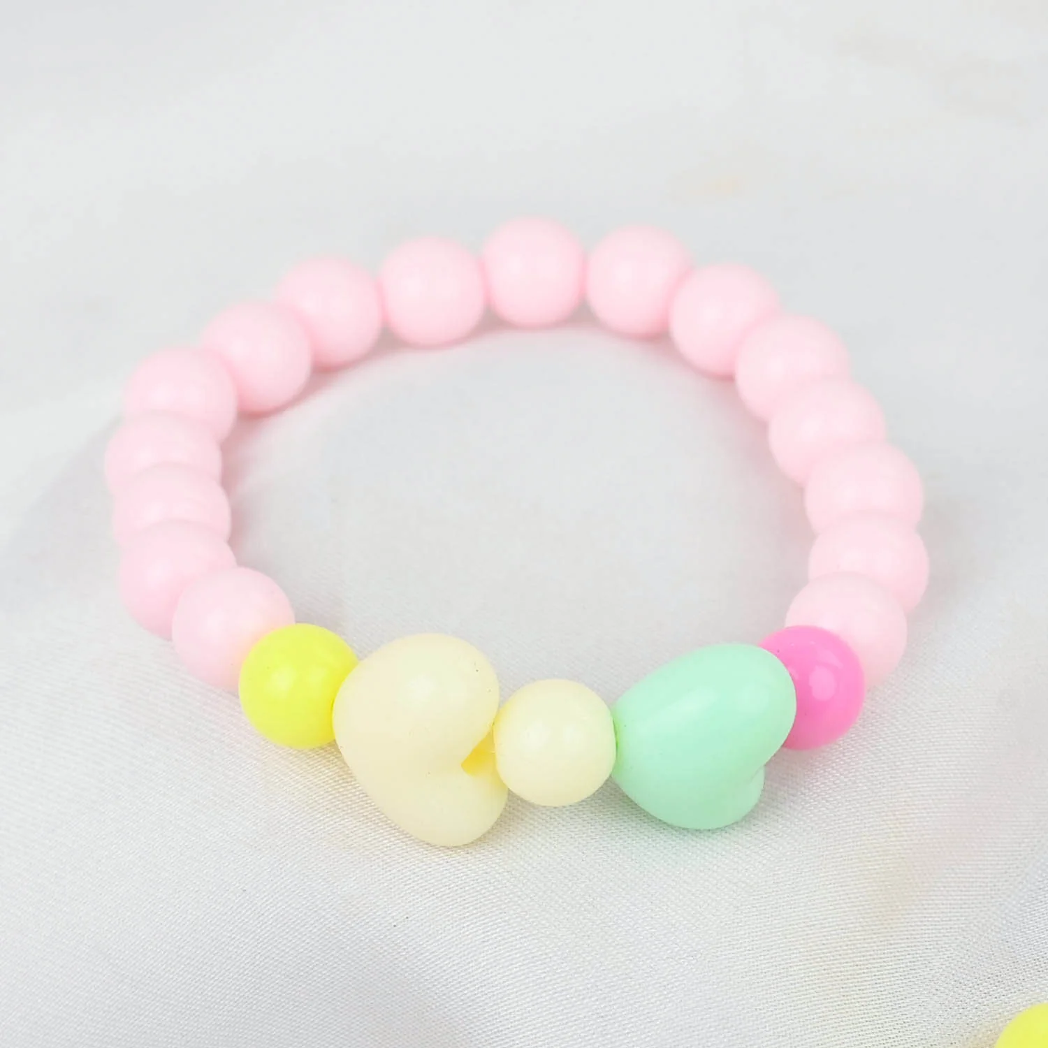 GIRLS CHARM BEADED NECKLACE & BRACELET - Image 2
