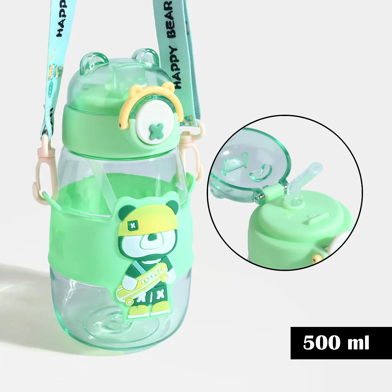Kids Straw Water Bottle | 550ml