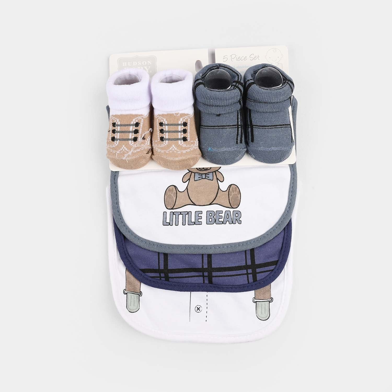 Baby Bib & Socks Set - Image 3