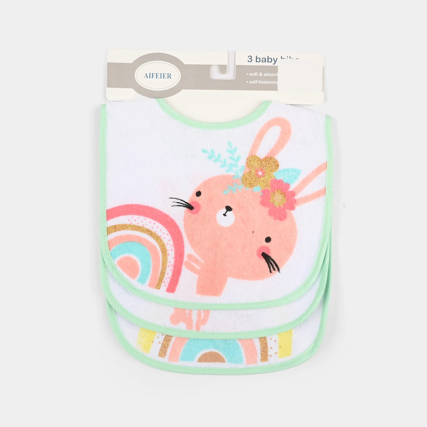 Baby Bib Pack OF 3PCs - Image 3