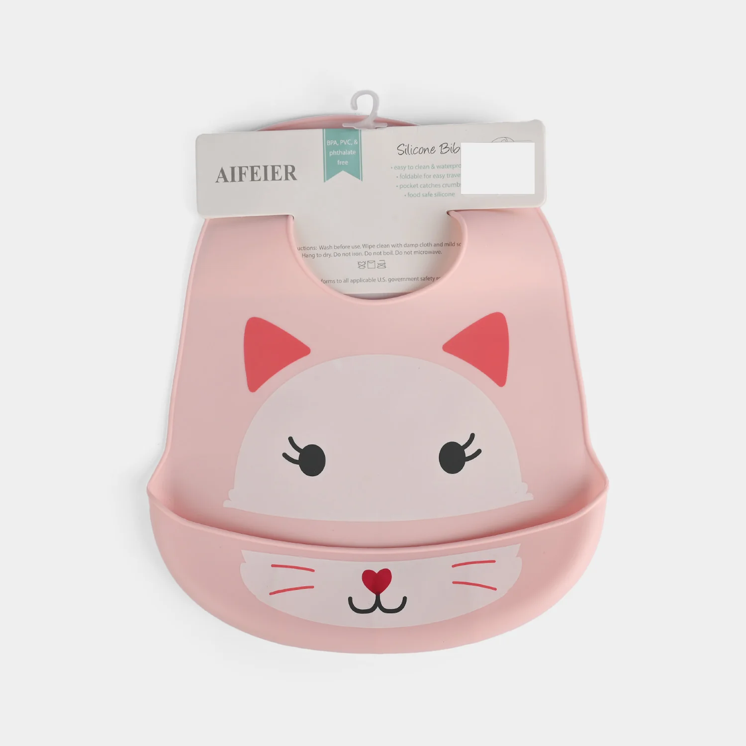 Silicone Baby Feeding Bib - Image 3