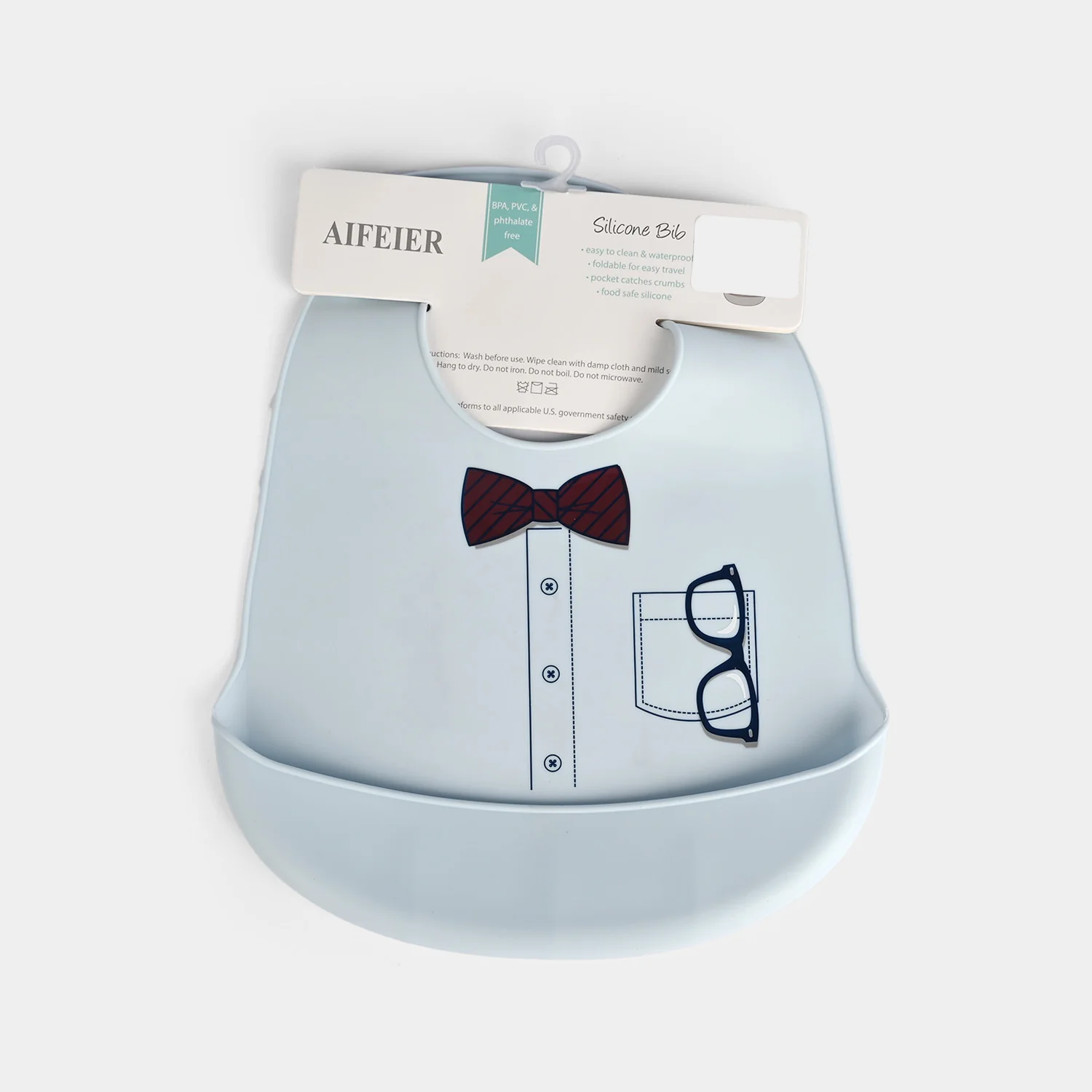 Silicone Baby Feeding Bib - Image 3