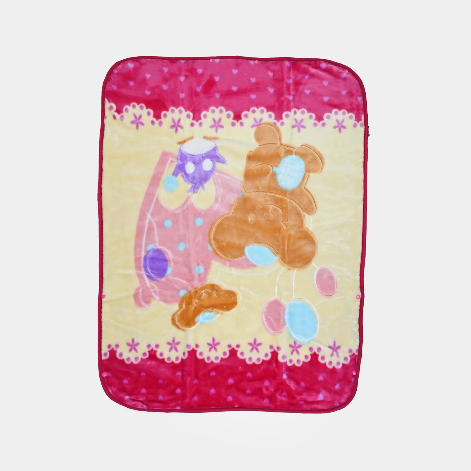 Baby Mora Mink Zipper Plush Blanket - Image 6