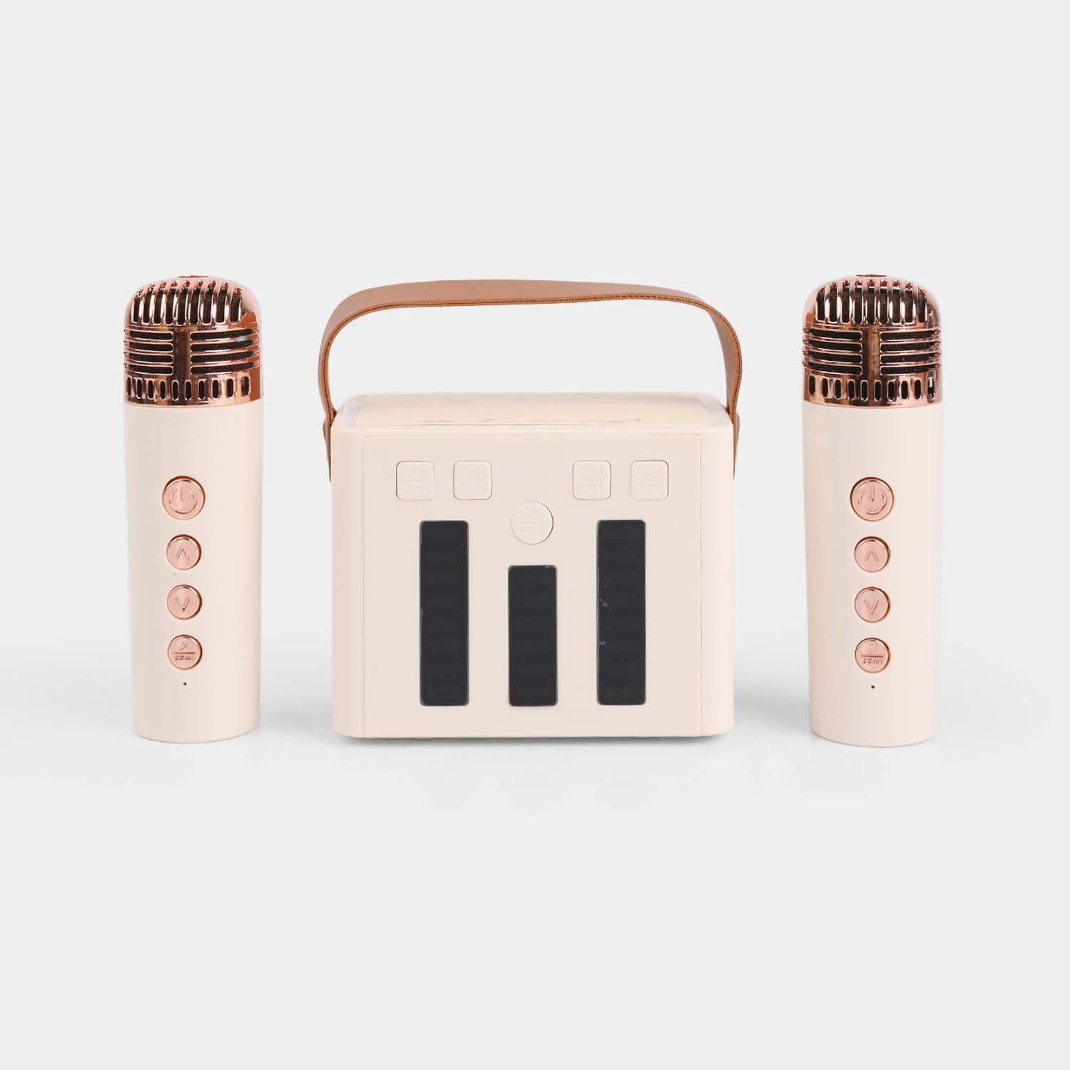 Bluetooth Speaker With 2 Wireless Microphones Karaoke Music Play - Image 2