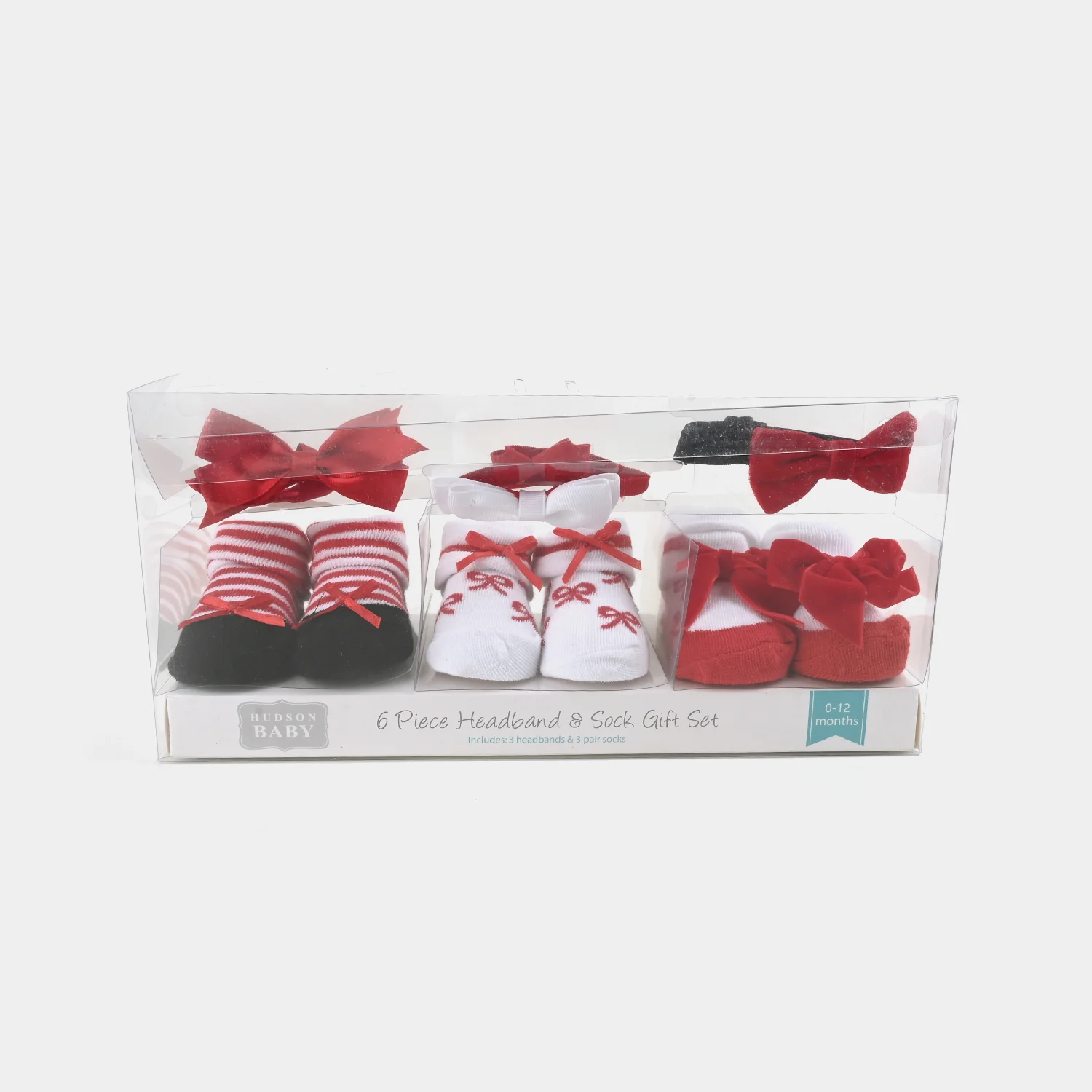 BABY BOOTIES AND HEADBANDS 6PCS SET - Image 2