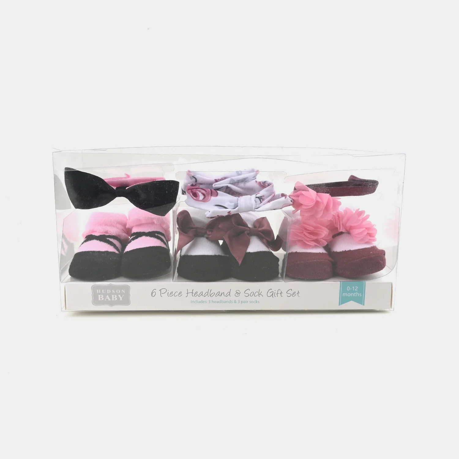 BABY BOOTIES AND HEADBANDS 6PCS SET - Image 2
