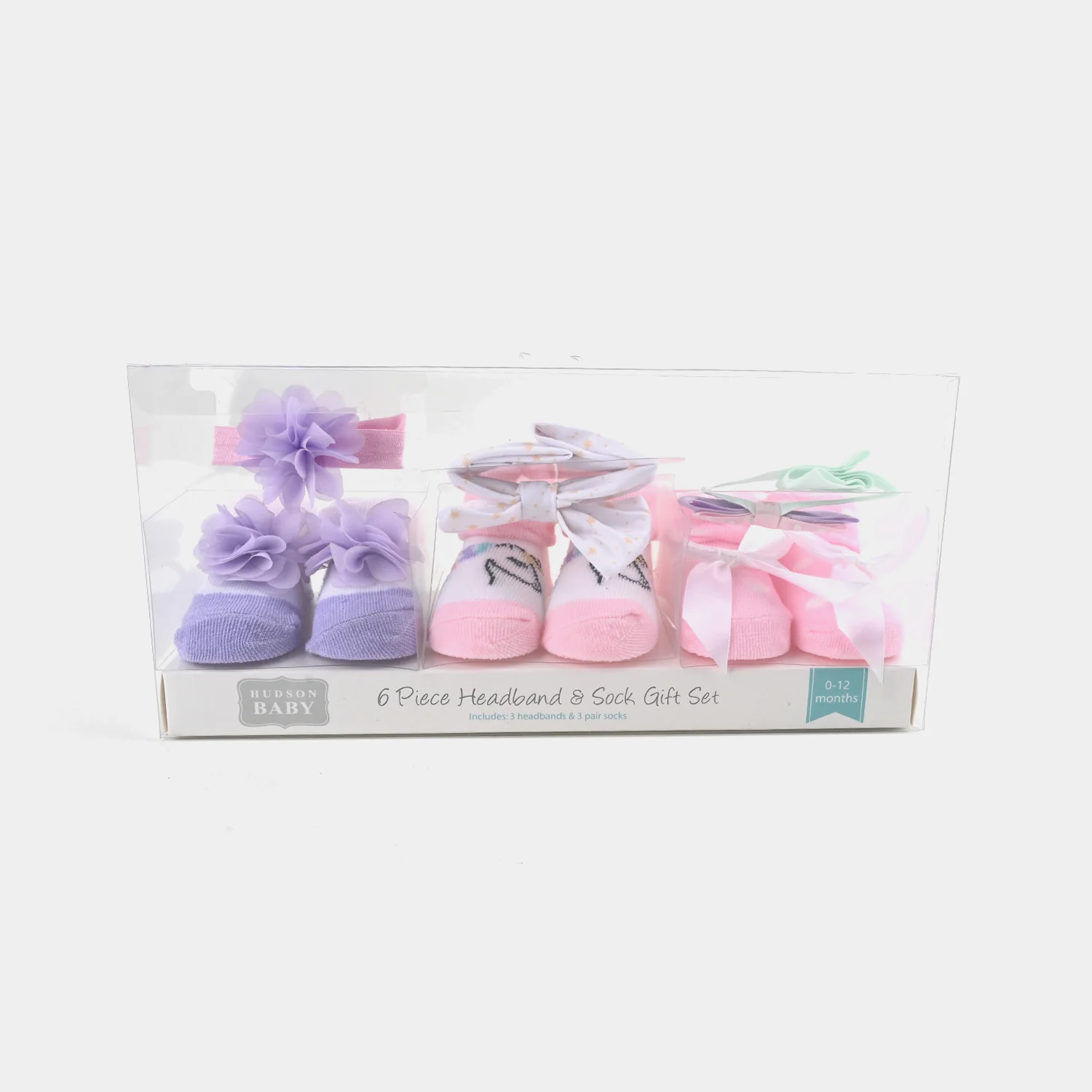BABY BOOTIES AND HEADBANDS 6PCS SET - Image 2