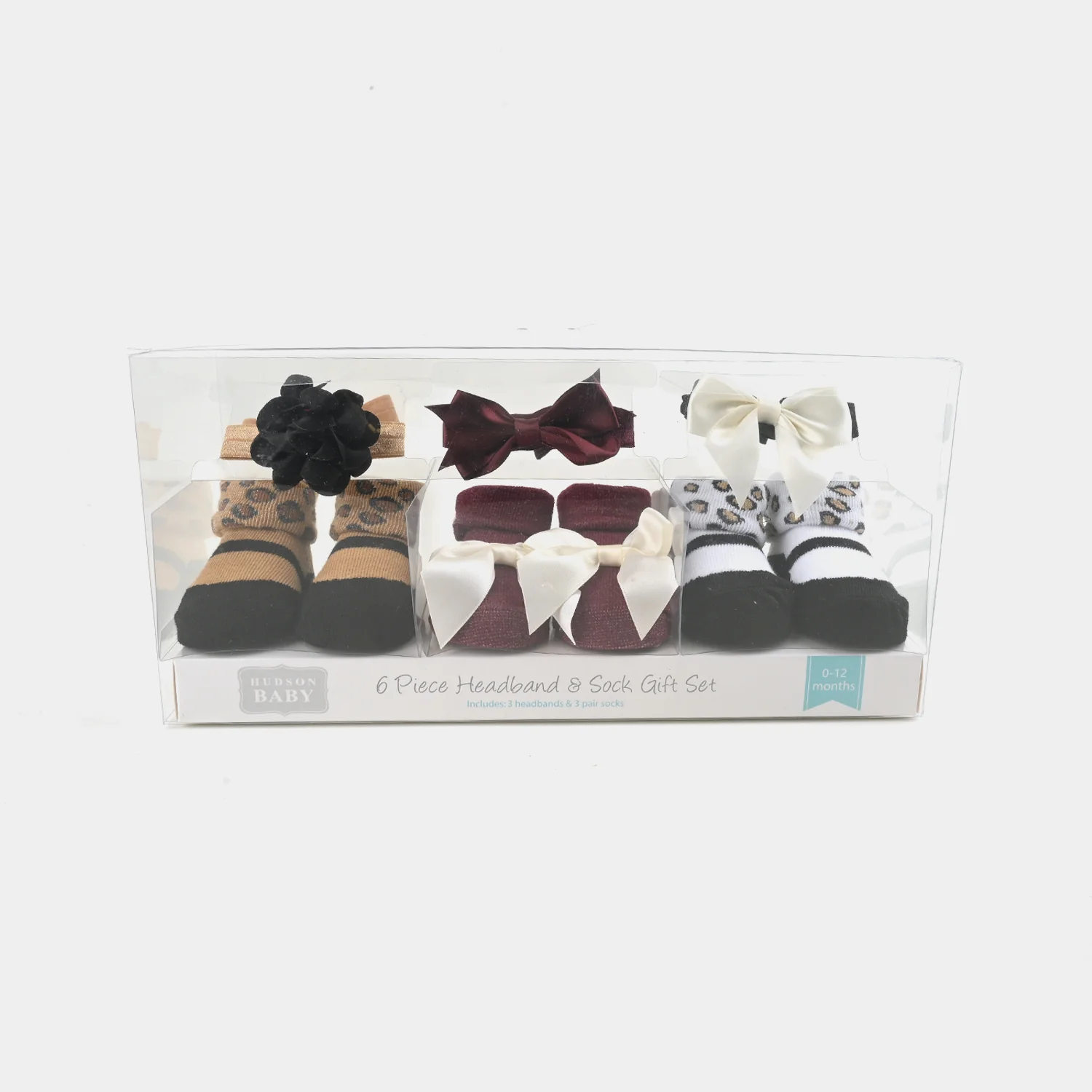 BABY BOOTIES AND HEADBANDS 6PCS SET - Image 2