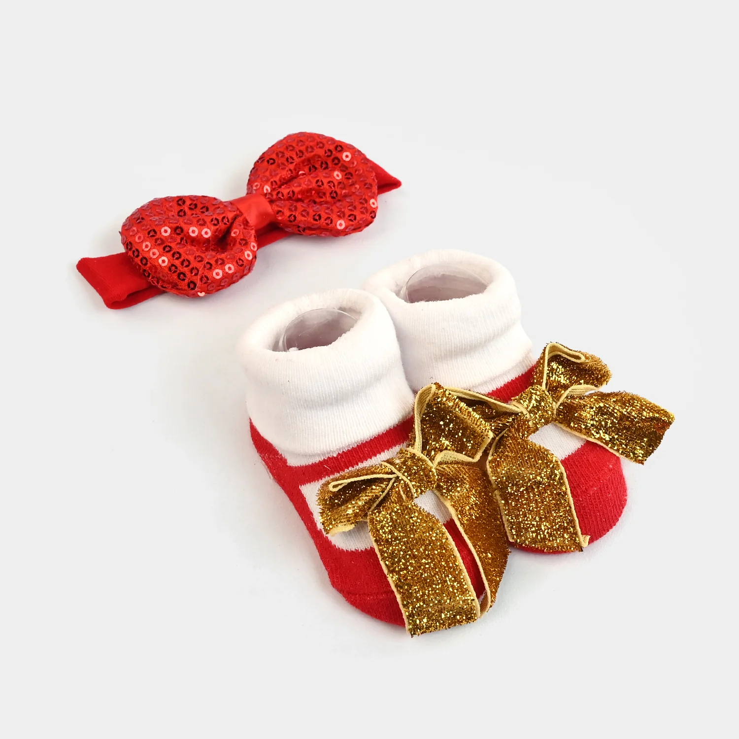 Infant Socks with Headband Set