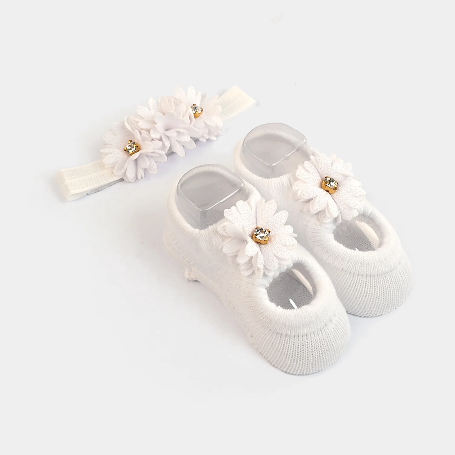 Infant Socks with Headband Set