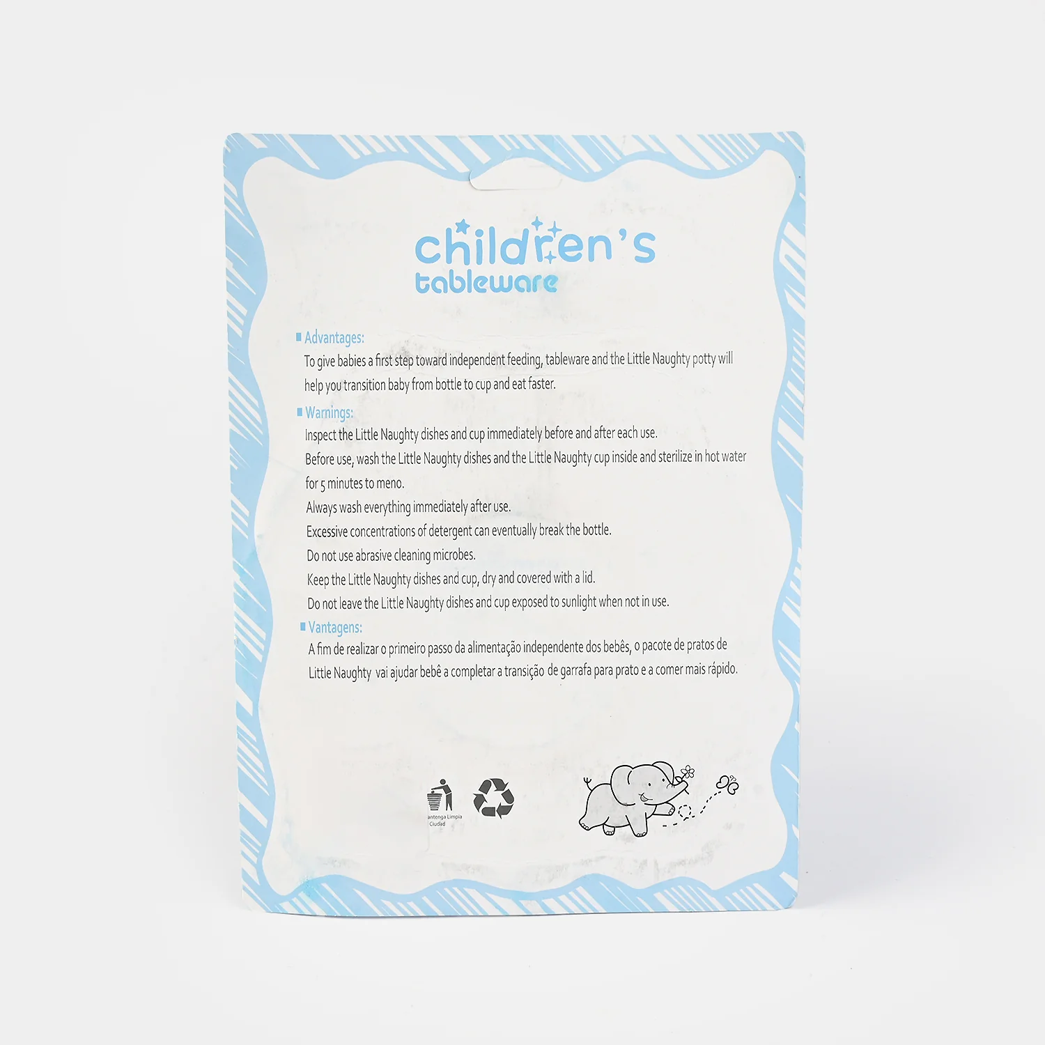 Baby Tableware Feeding Set - 903-blue - Image 5