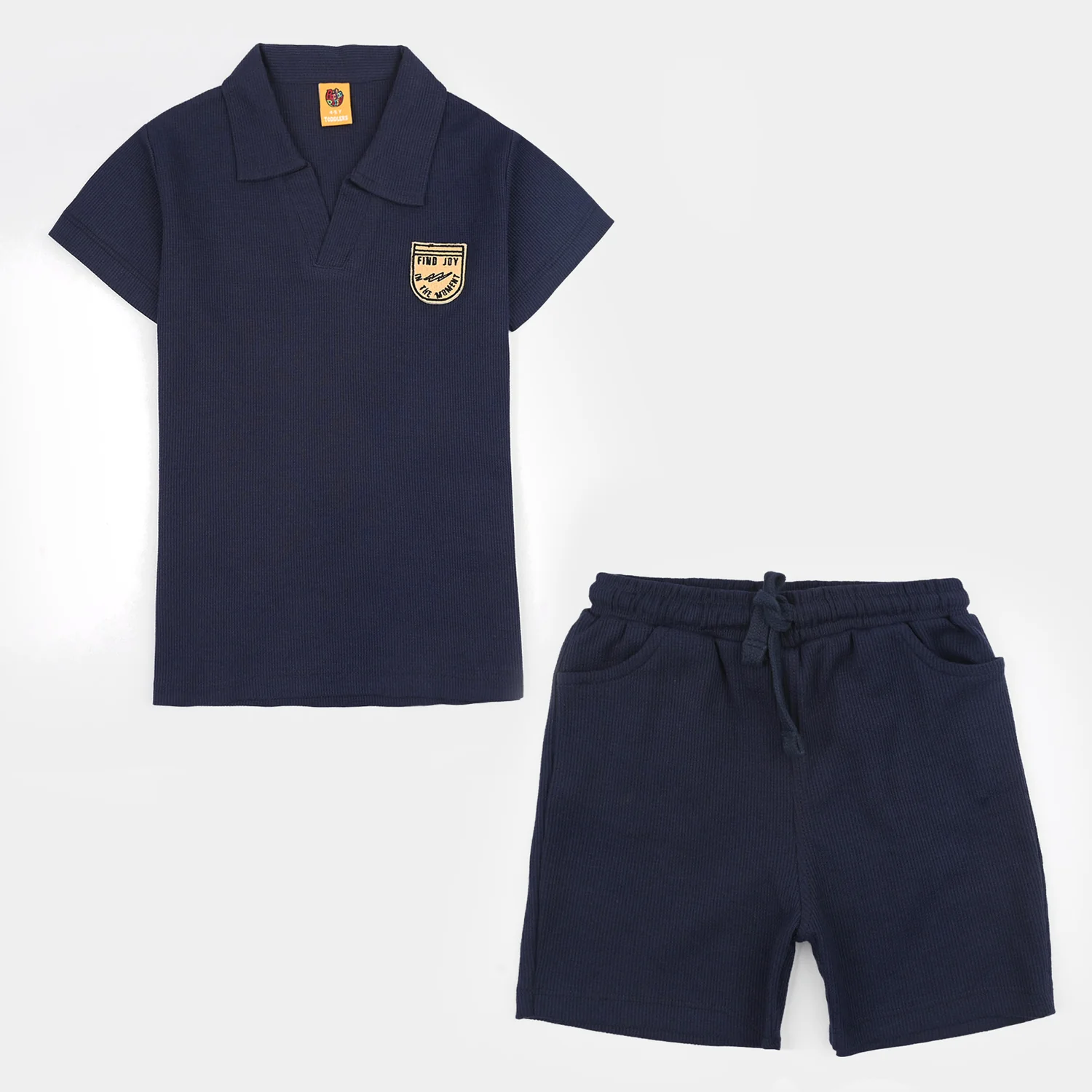 Boys Thermal 2-Piece Suit (Find Joy) - Navy - Image 3