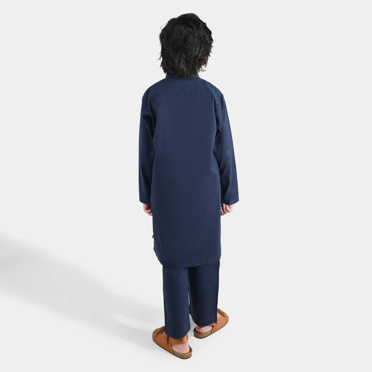 Boys Poly Viscose 2 Piece Suit (Royal) - Blue - Image 7
