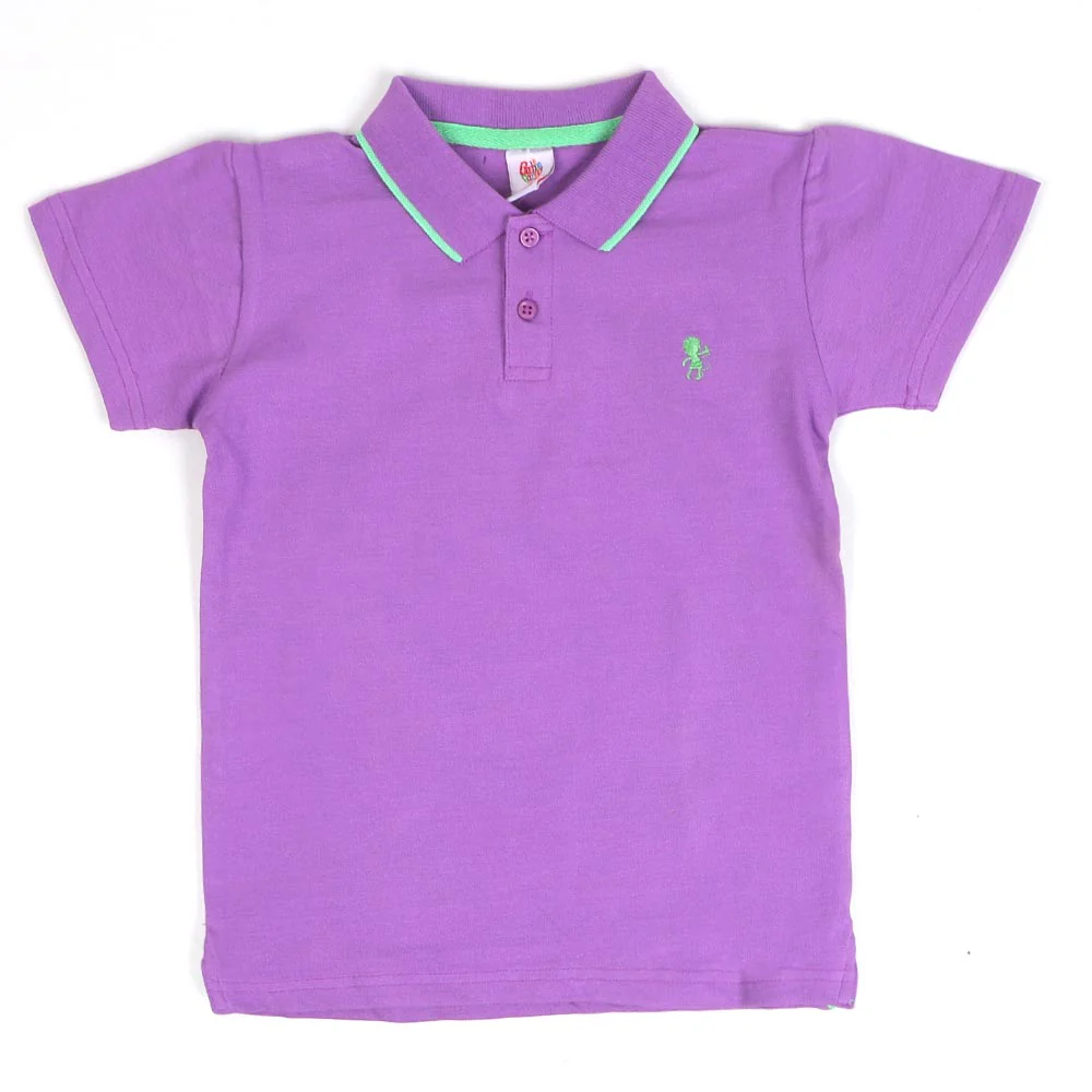 Boys Basic Polo E-C - Purple