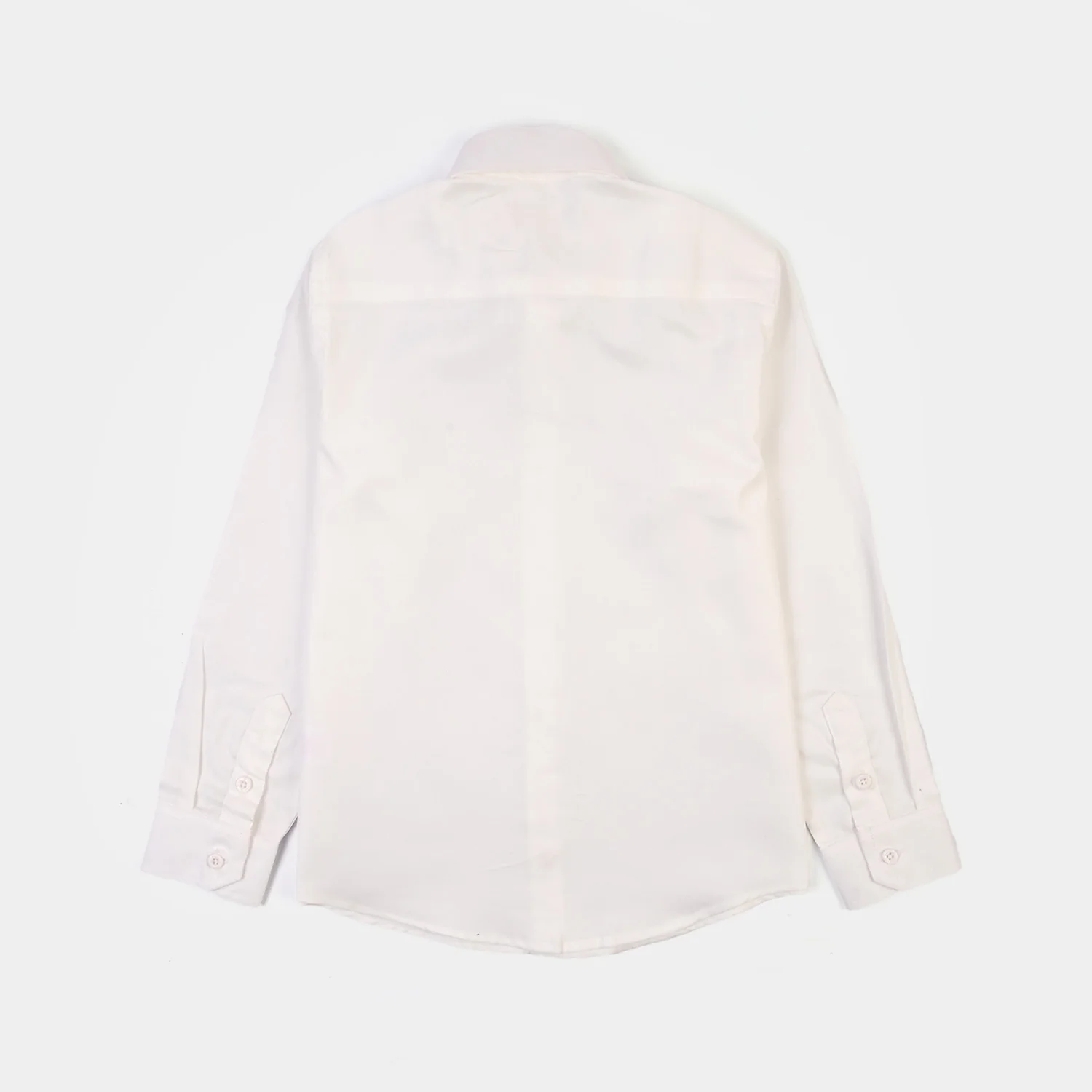 Boys Oxford Classic Formal Shirt – White - Image 4