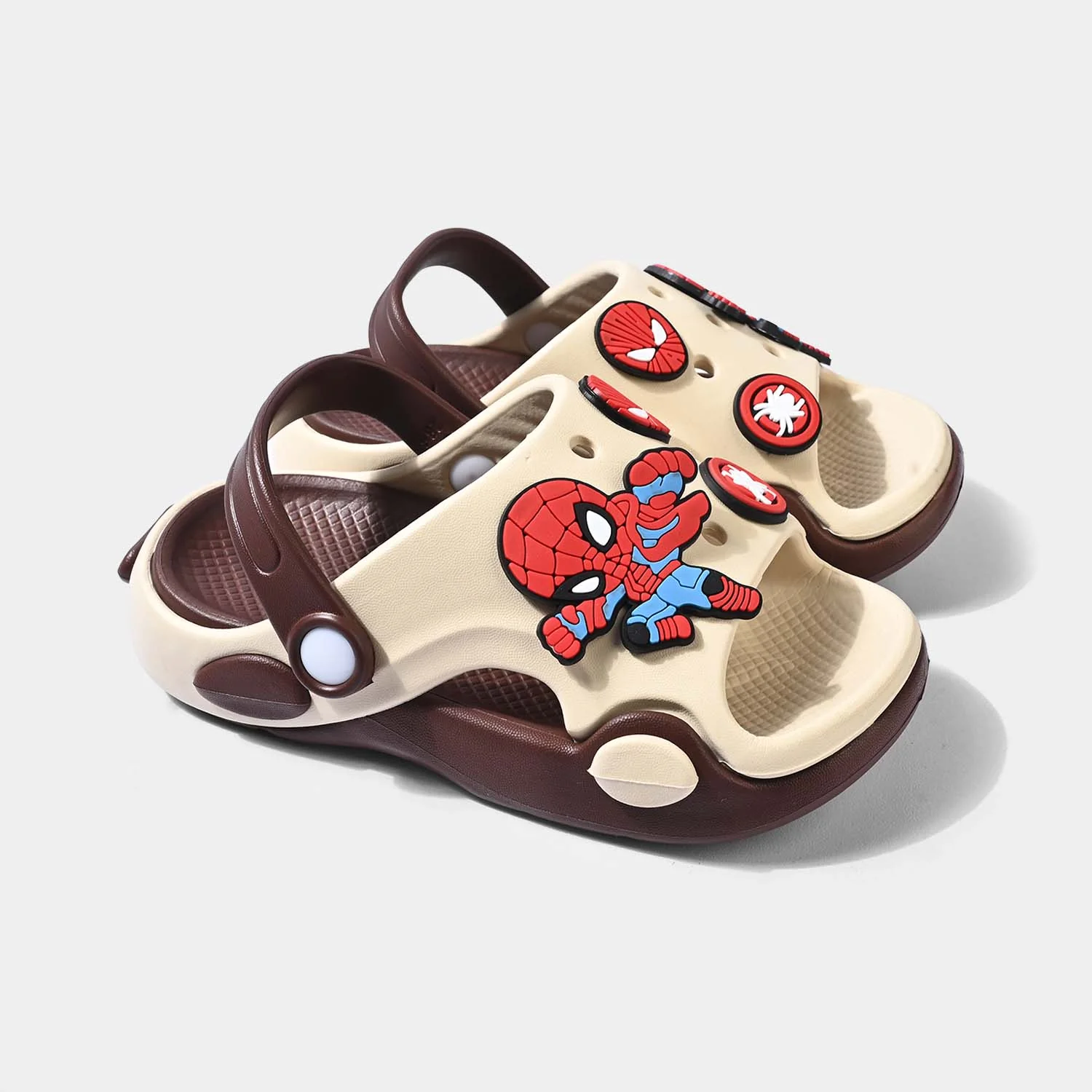 Boys Clogs B008-27-BEIGE - Image 3
