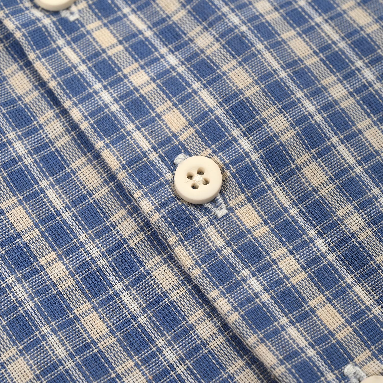 Boys Cotton Casual Shirt H/S Find Your Adventure-BLUE - Image 4
