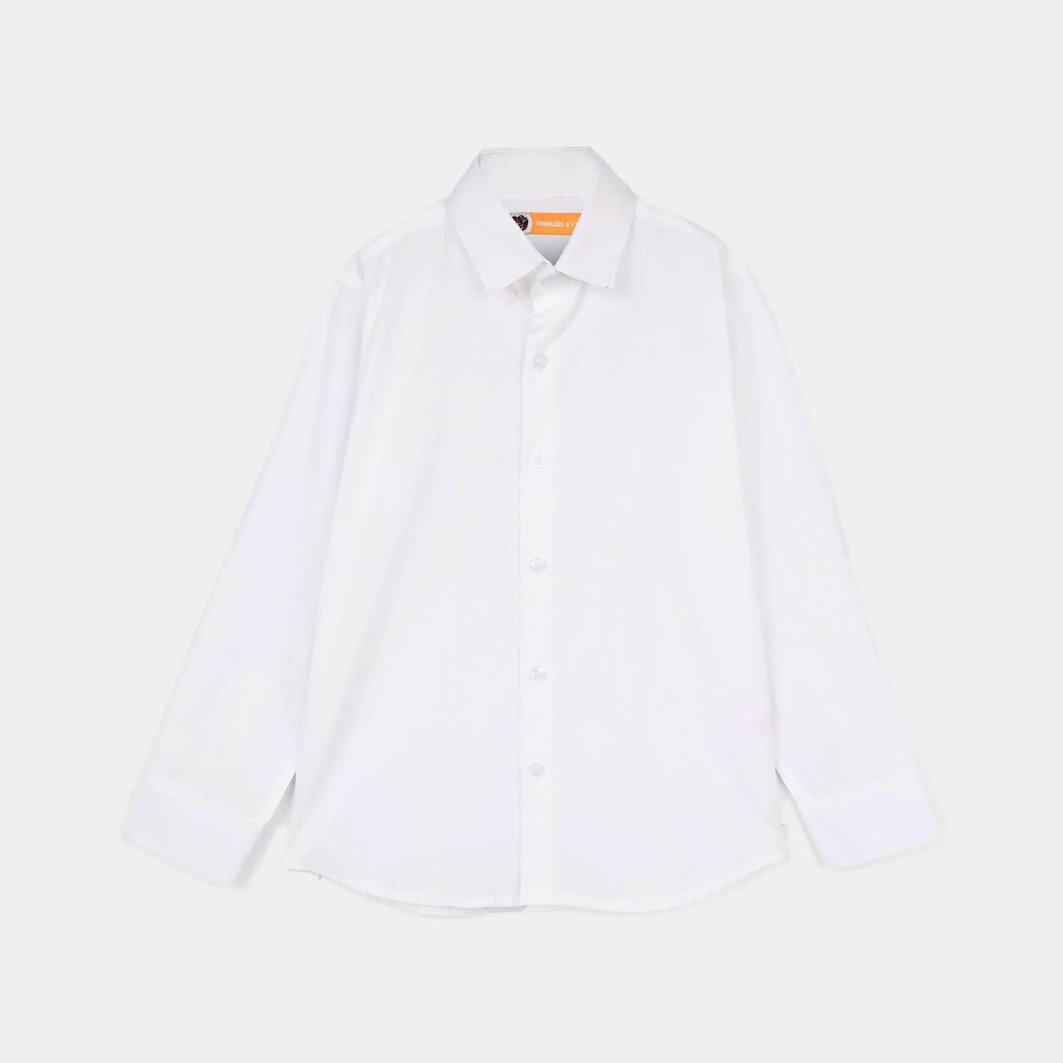 Boys Cotton Formal Shirt - White