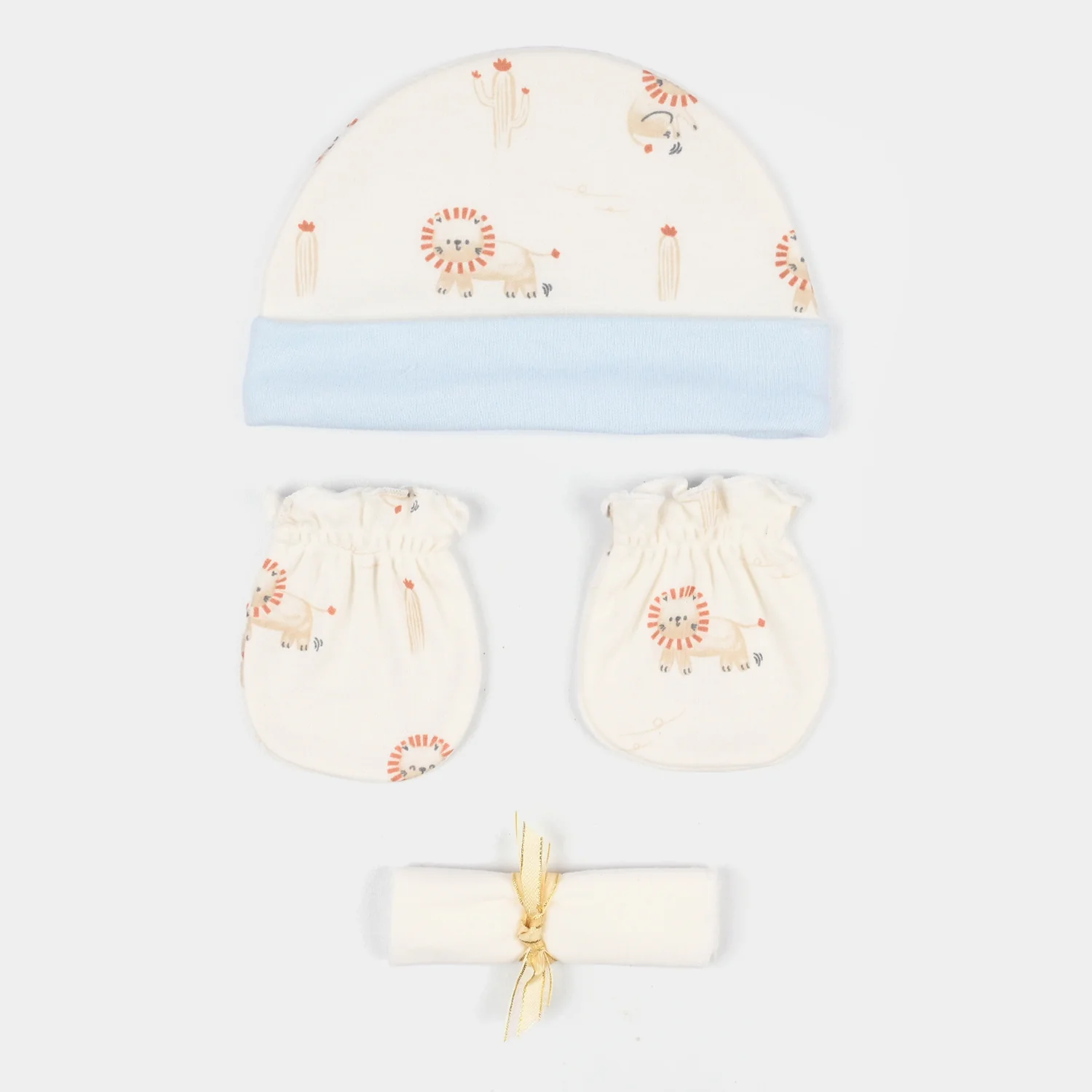 Boys Cotton Interlock 4 Pcs Gift Set 292-001-Blue - Image 2