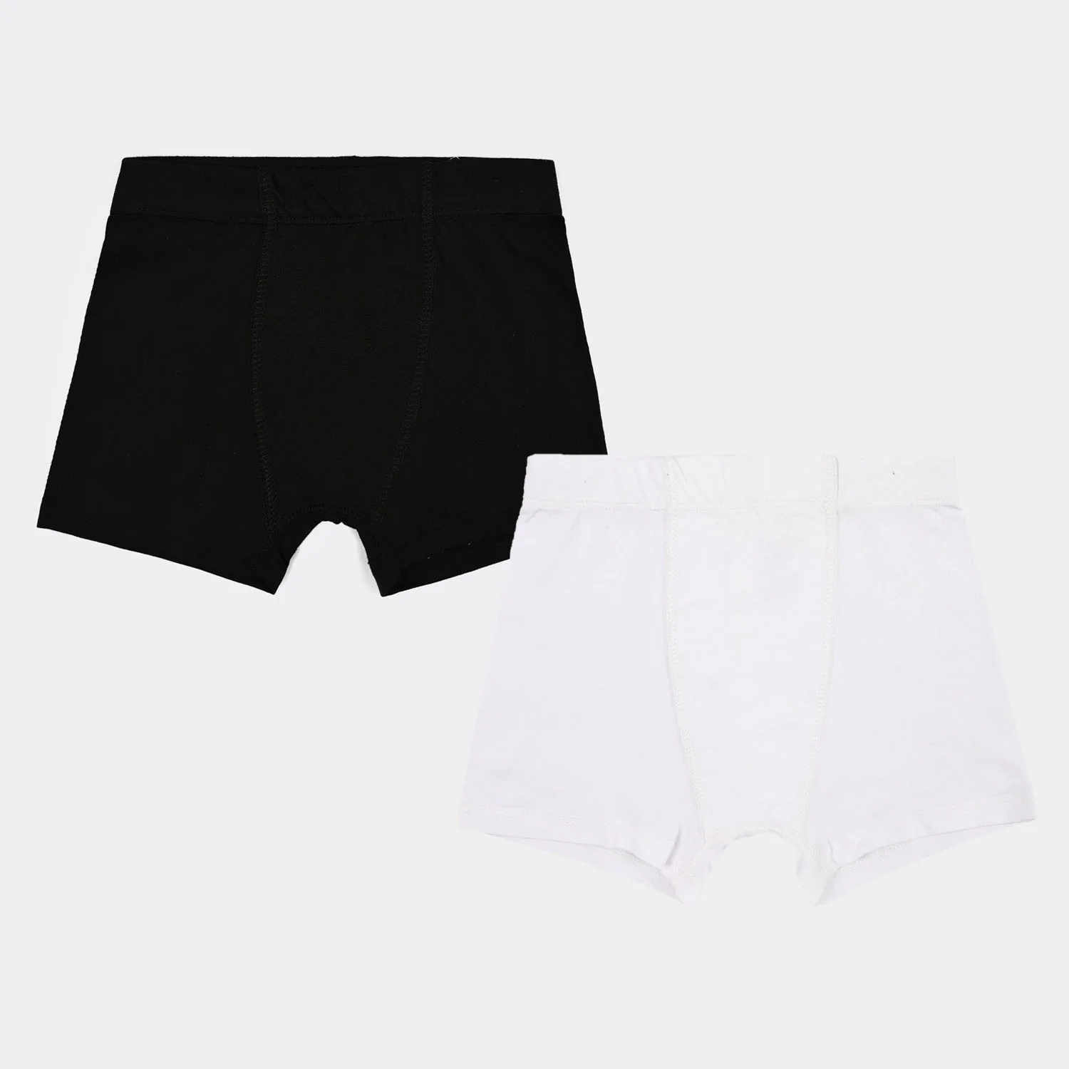 Boys Cotton Jersey Boxer-Basic-01-Black.White