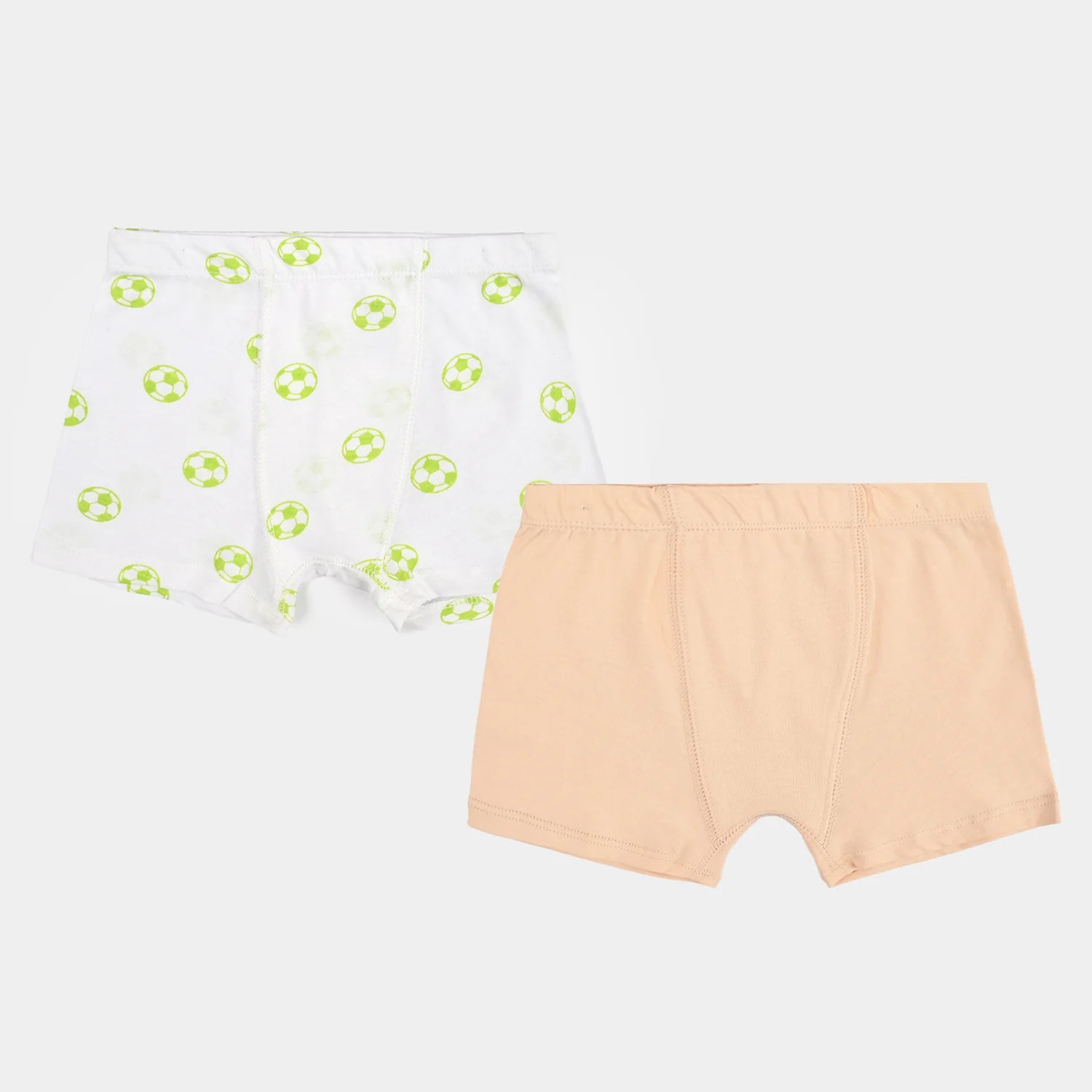 Boys Cotton Jersey  Boxer-Basic & AOP-White.Beige