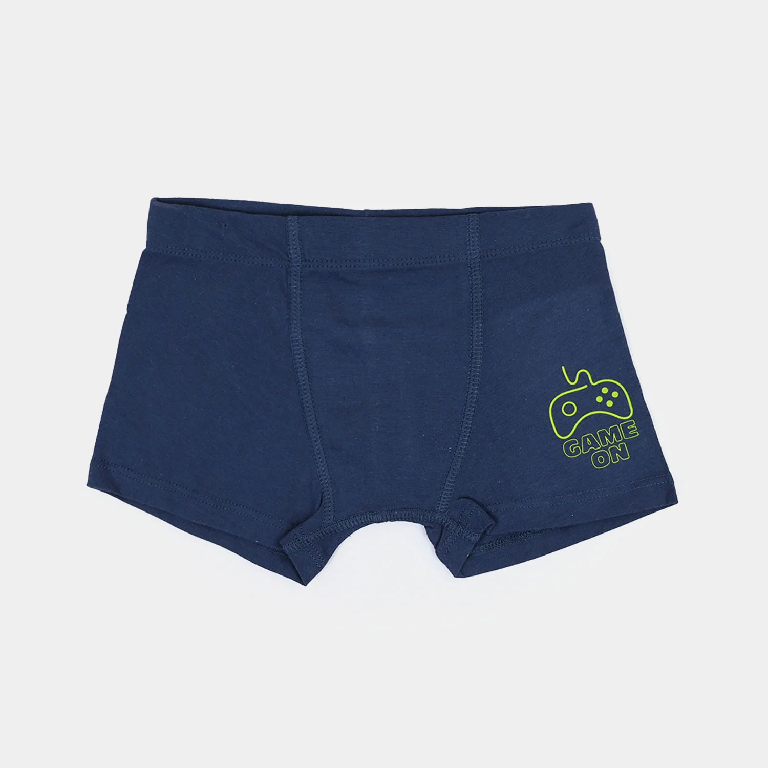 Boys Cotton Jersey Boxer Pack of 2 (Game ON) - Grey/Blue - Image 4
