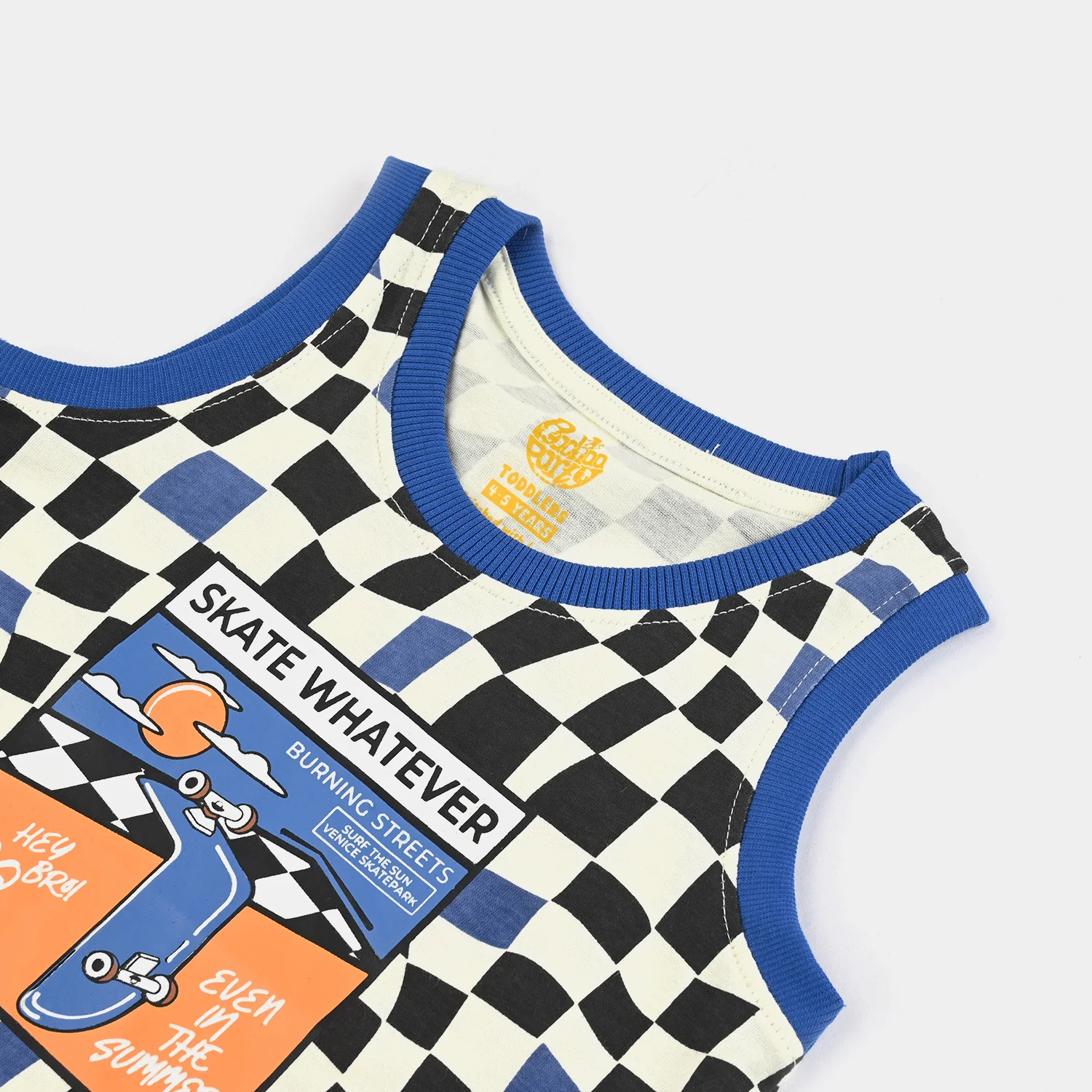 Boys Cotton Jersey Sando (Skate Whatever) - Vanilla Ice - Image 2