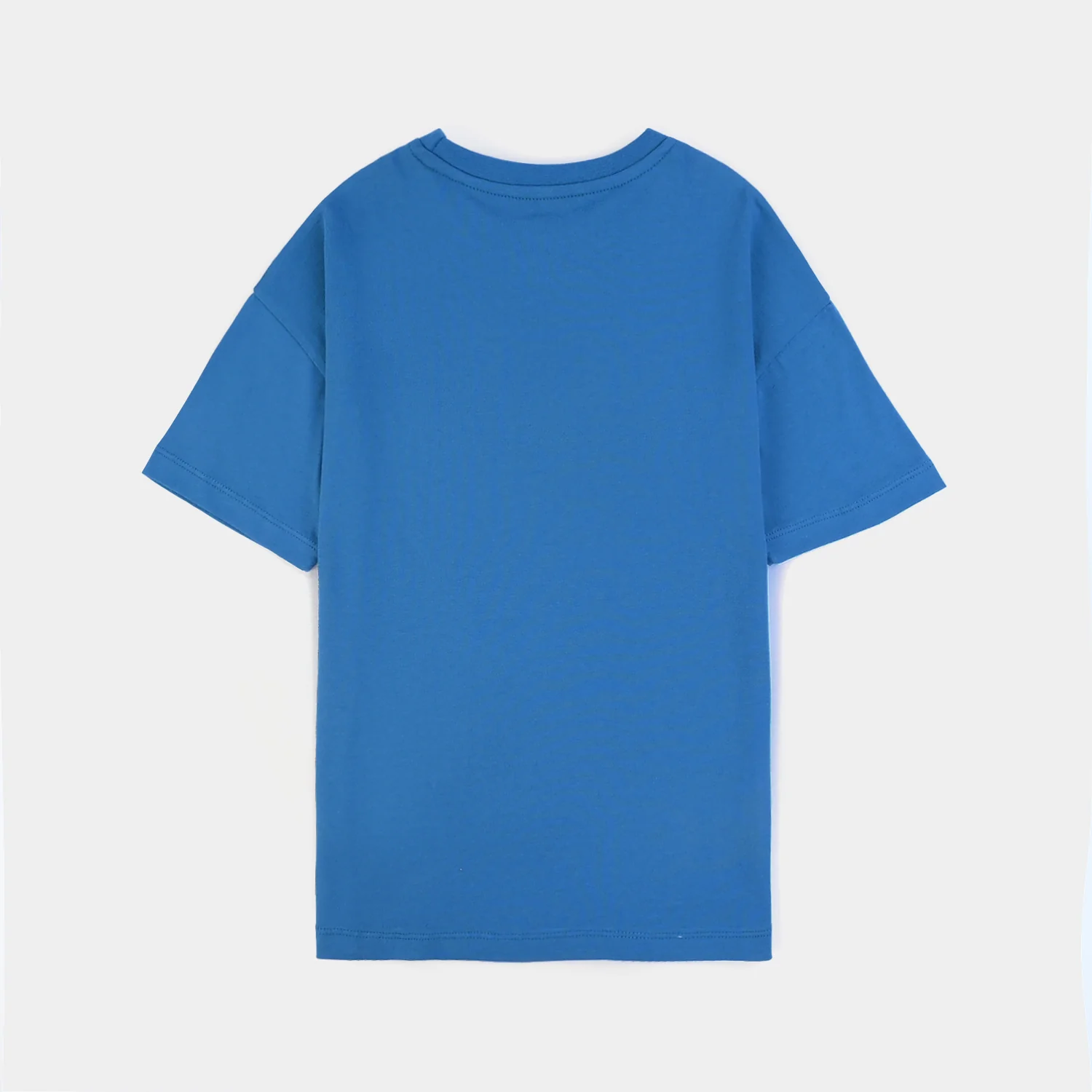 Boys Cotton Jersey T-Shirt Champ-BLUE - Image 4
