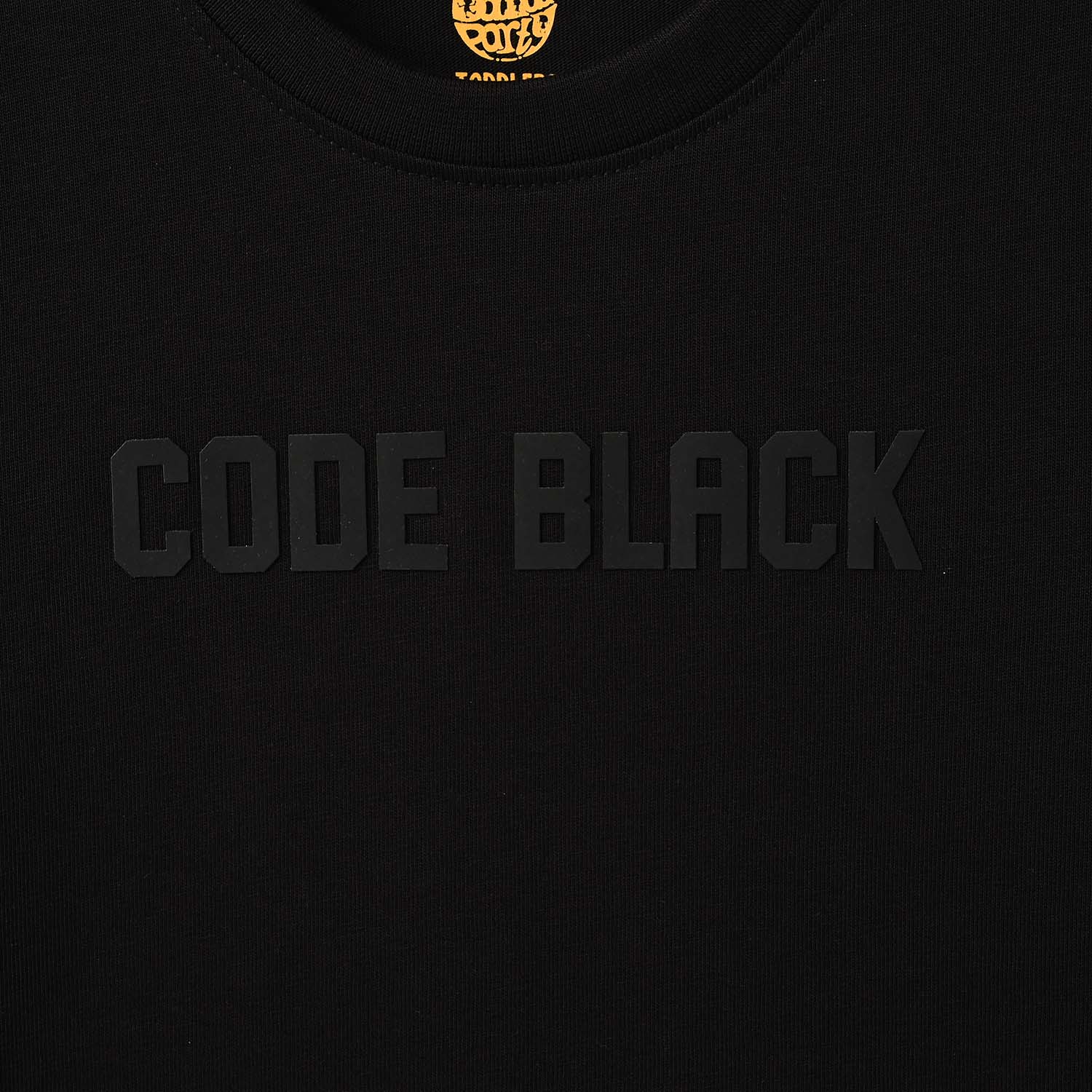 Boys Cotton Jersey T-Shirt Code - Black - Image 2