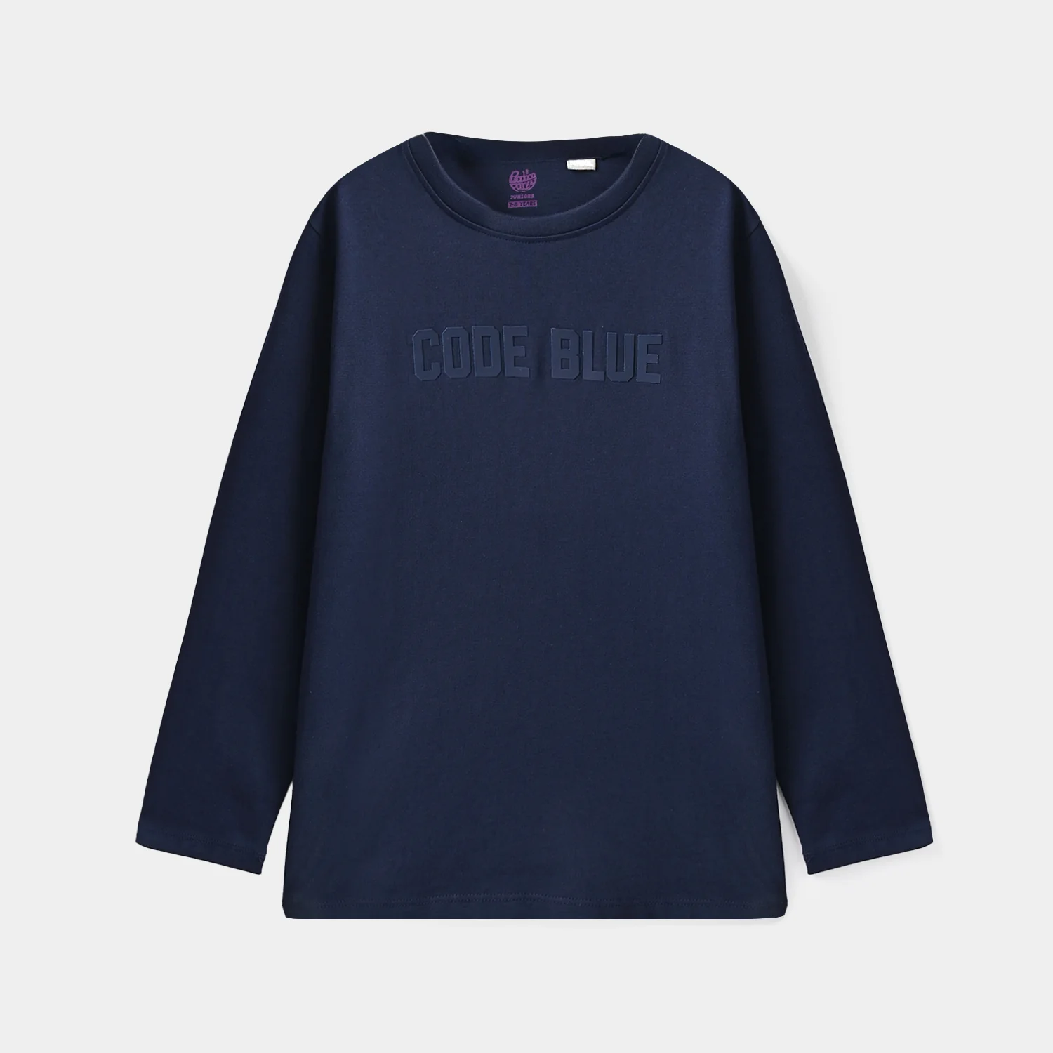 Boys Cotton Jersey T-Shirt F/S Code Blue-NAVY