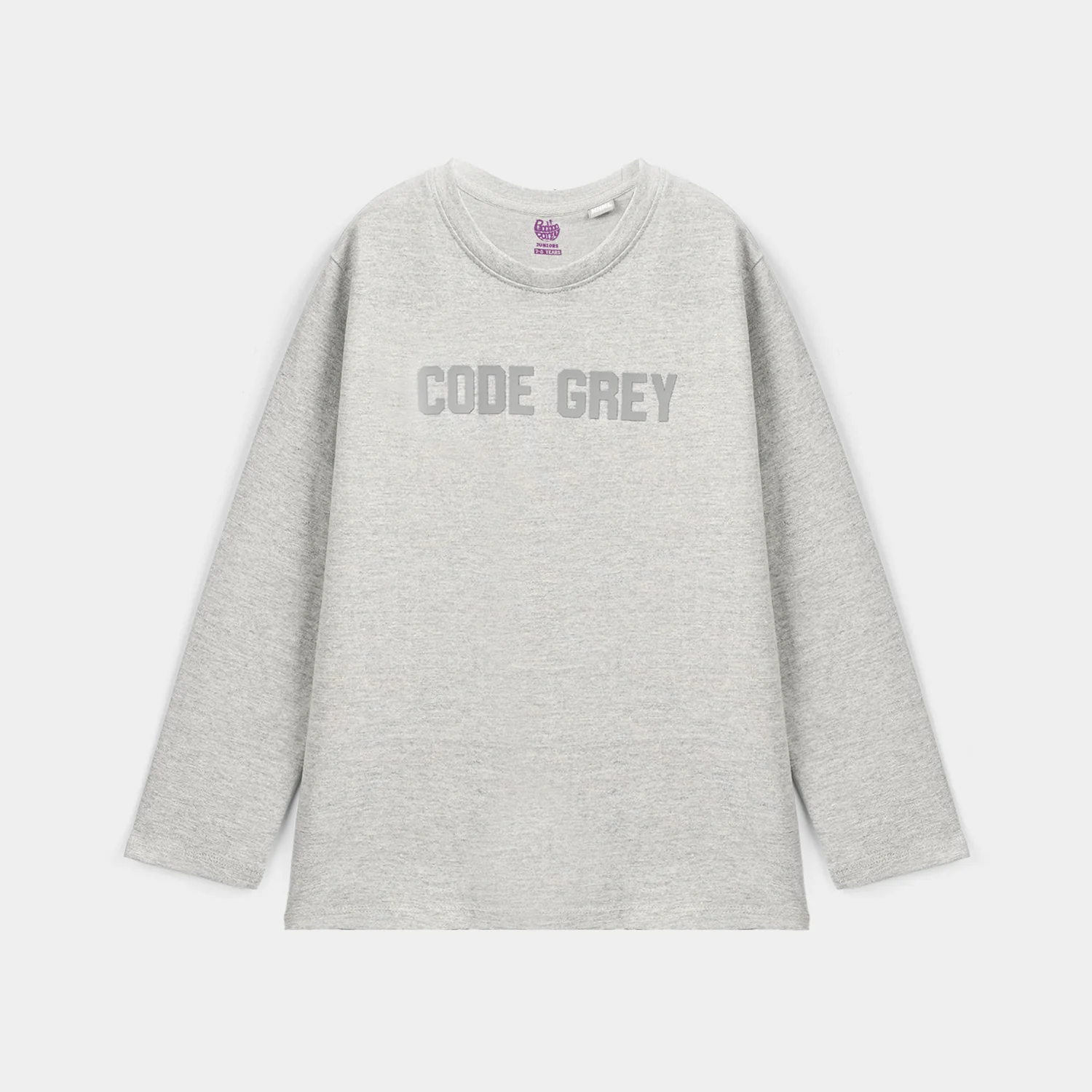 Boys Cotton Jersey T-Shirt F/S Code Grey-Heater Grey